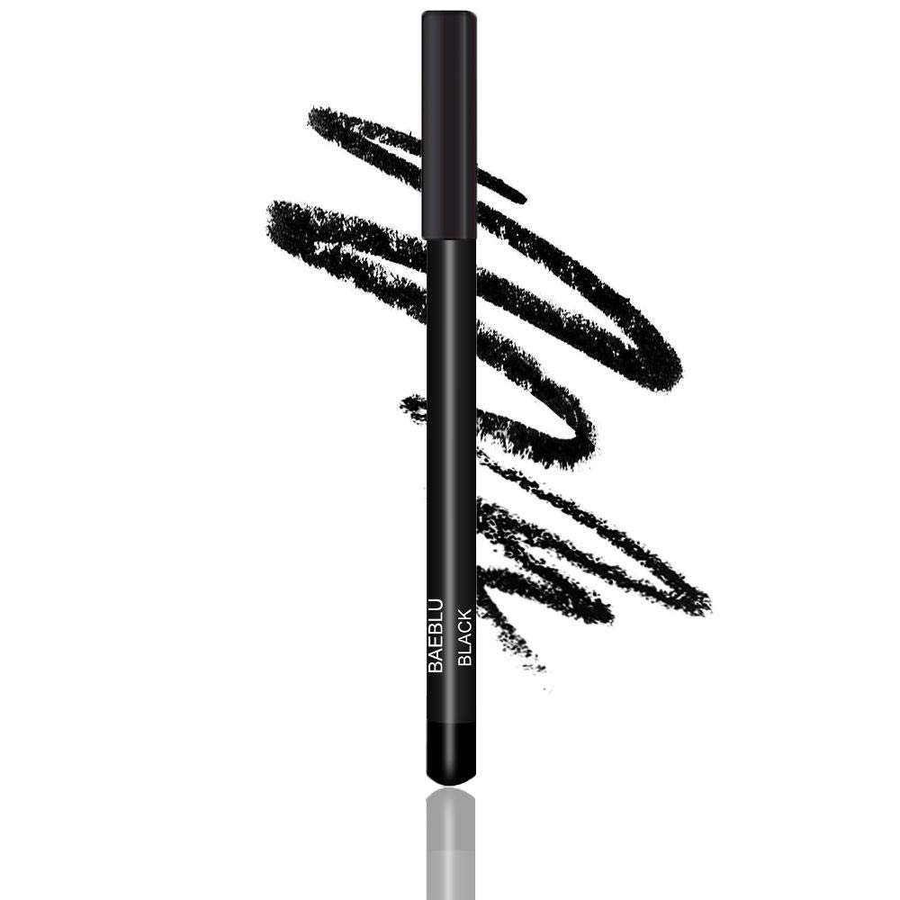 BaeBlu Natural Eyeliner Pencil, Hypoallergenic, Long-Lasting, Black