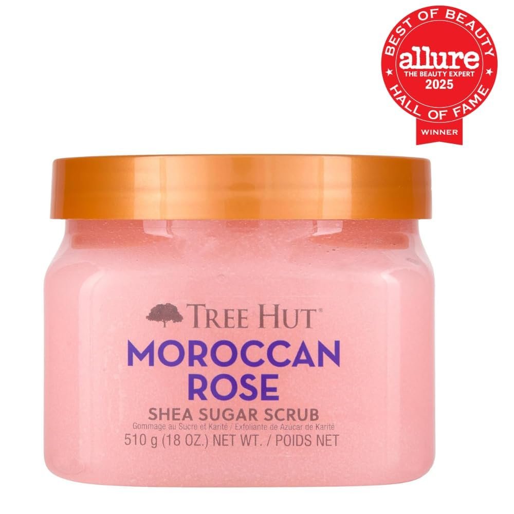 Tree Hut Moroccan Rose Body Scrub, Exfoliating Sugar Scrub, Vegan, 18 Oz - Image 2