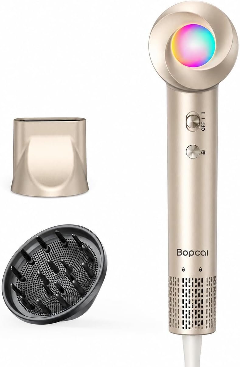 Ionic Hair Dryer, 160,000 RPM High-...