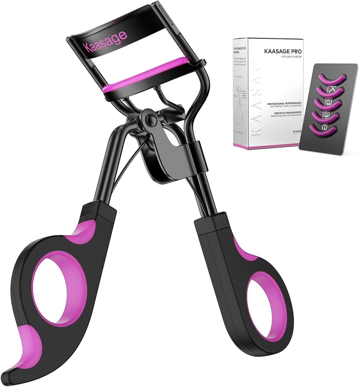 Kaasage Eyelash Curler with Pads, A...