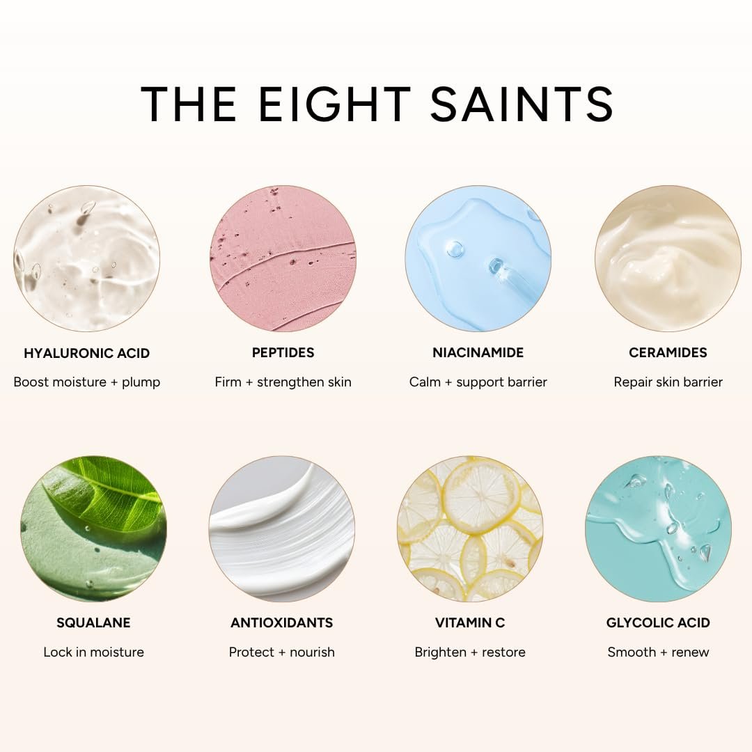 Eight Saints Daydreamer Soothing Anti Aging Face Moisturizer, Fast Absorbing Oil Free Face Lotion With Hyaluronic Acid & Vitamin E, and Sunflower Oil, Hydrating Daily Facial Moisturizer, 2 Ounces - Image 7