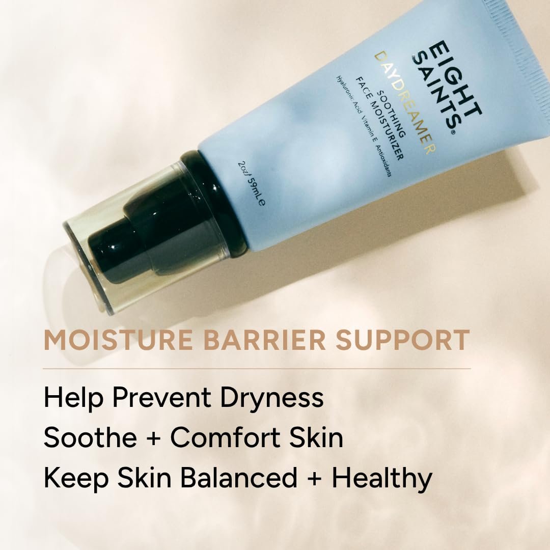 Eight Saints Daydreamer Soothing Anti Aging Face Moisturizer, Fast Absorbing Oil Free Face Lotion With Hyaluronic Acid & Vitamin E, and Sunflower Oil, Hydrating Daily Facial Moisturizer, 2 Ounces - Image 5