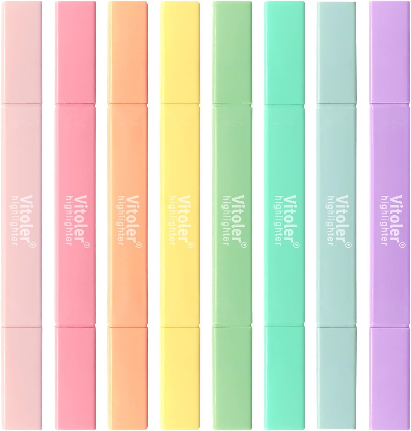Vitoler Highlighters, 8pcs Chisel &...