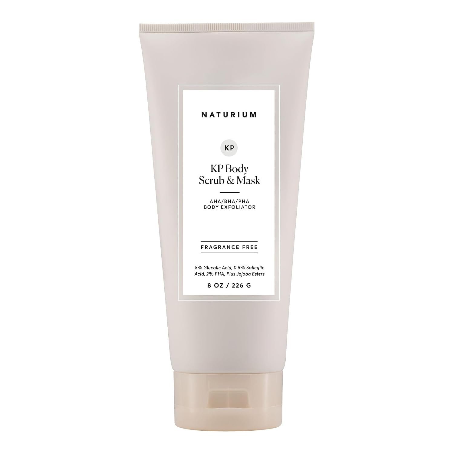 Naturium KP Body Scrub & Mask, AHA BHA PHA Exfoliant with Pumice, 8 oz