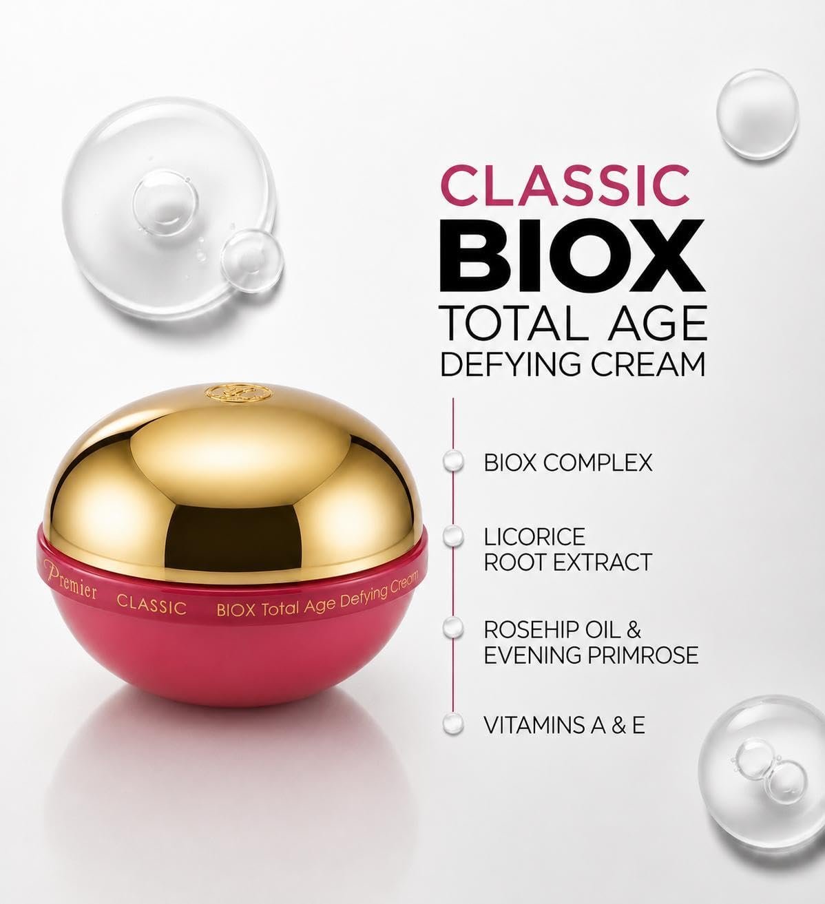 Premier Dead Sea BIOX Anti-Aging Face Cream | Vitamin A & Dead Sea Minerals - Image 2