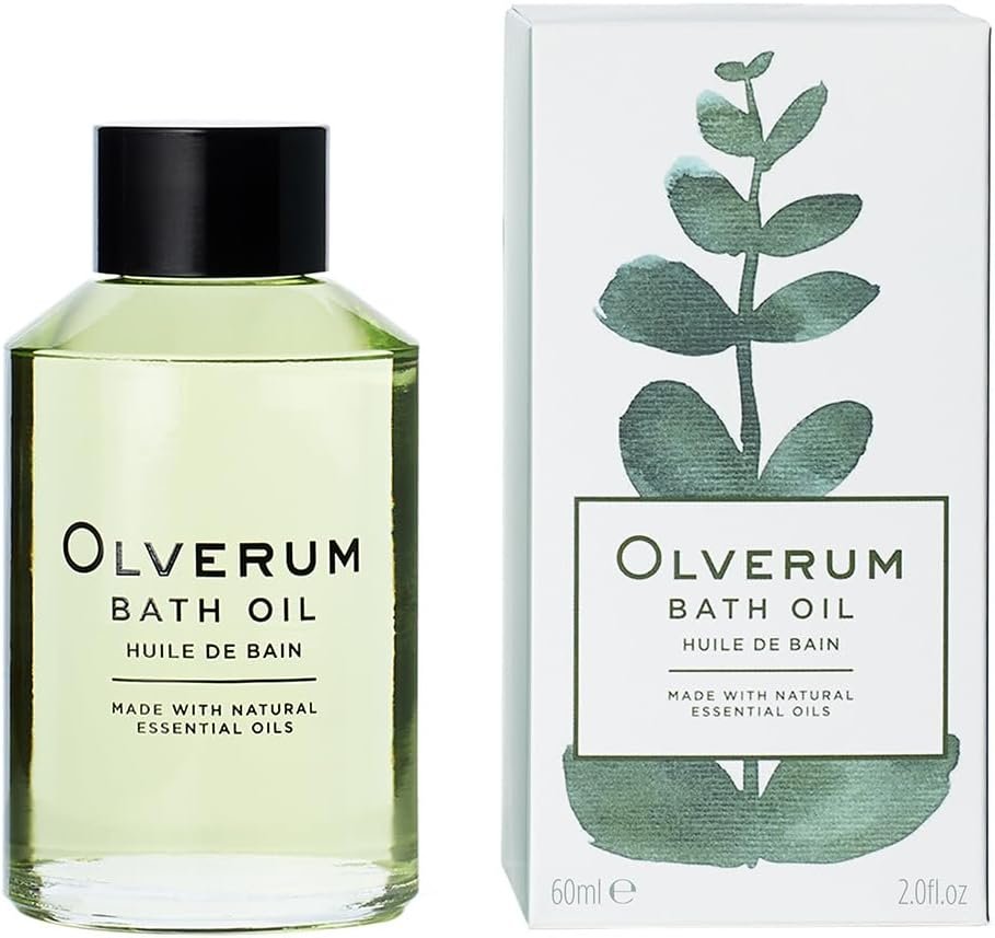 OLVERUM Bath Oil 60 ml - Luxury Muscle-Soothing Bath Soak for Women & Men