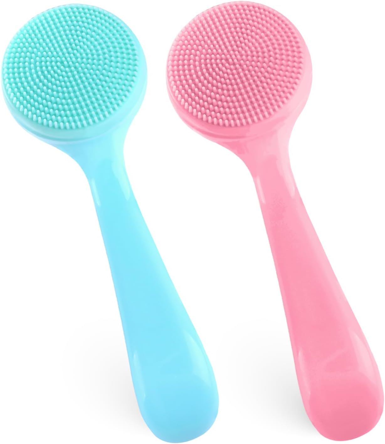 2Pack Silicone Face Brush Manual Fa...