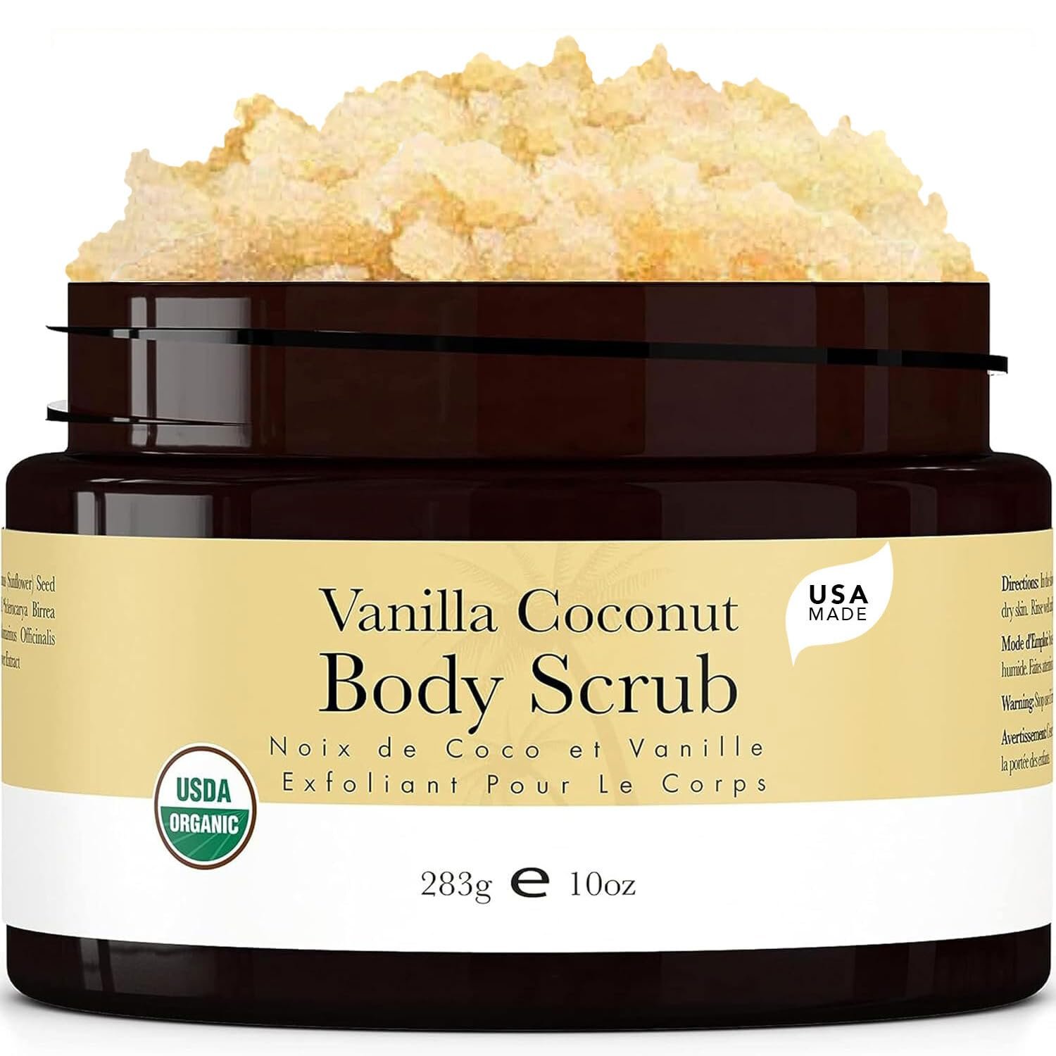 Organic Vanilla Coconut Body Scrub ...
