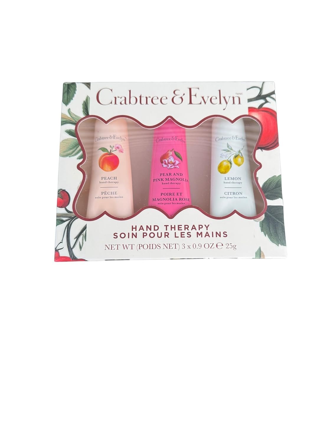 Crabtree & Evelyn Luxury Hand Therapy Collection (Peach, Pear & Pink Magnolia, Lemon)