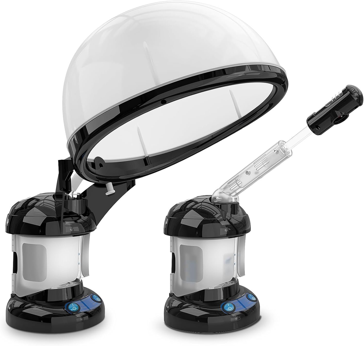 2 in 1 Hair Steamer for Natural Hair & Ozone Facial Steamer