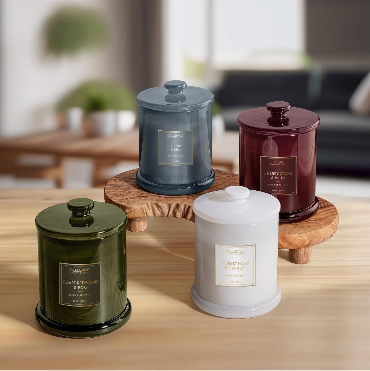 Bellevue Luxury Glass Jar Candles 1...