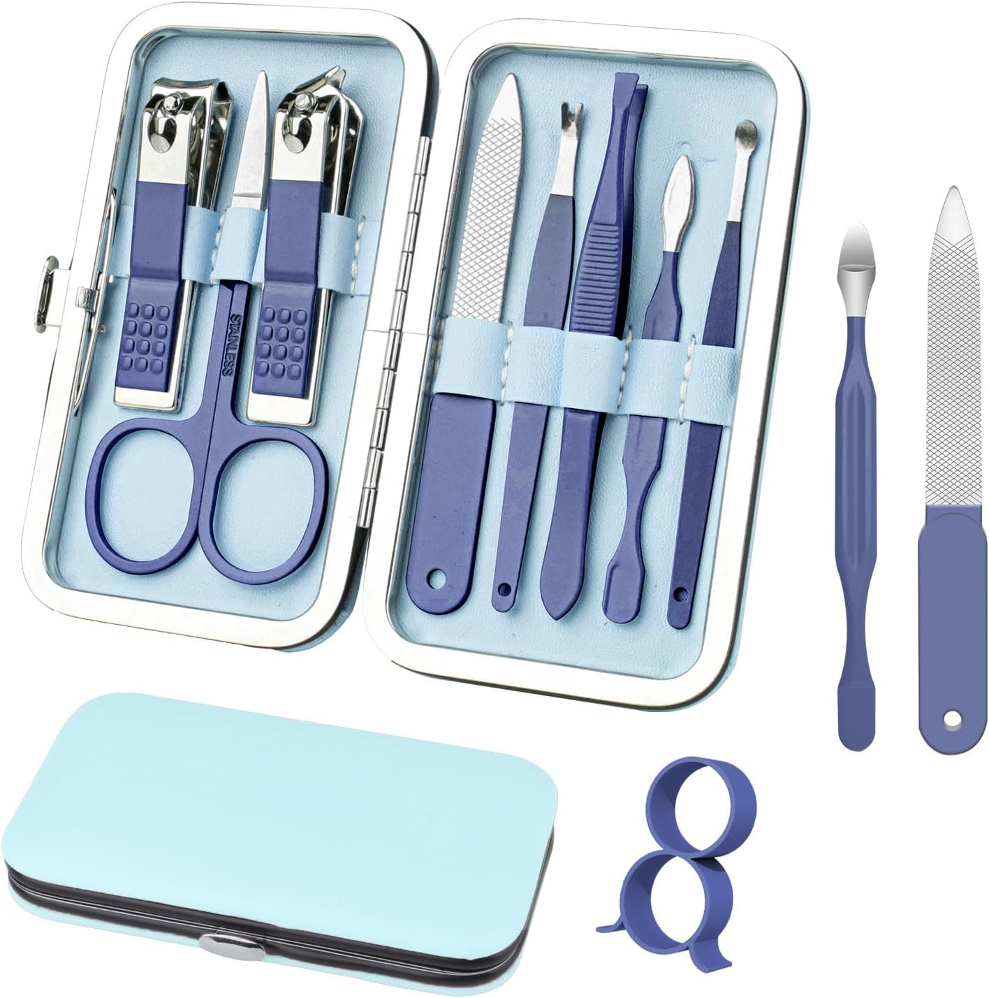Manicure Set 8 in 1 Nail Clipper Se...