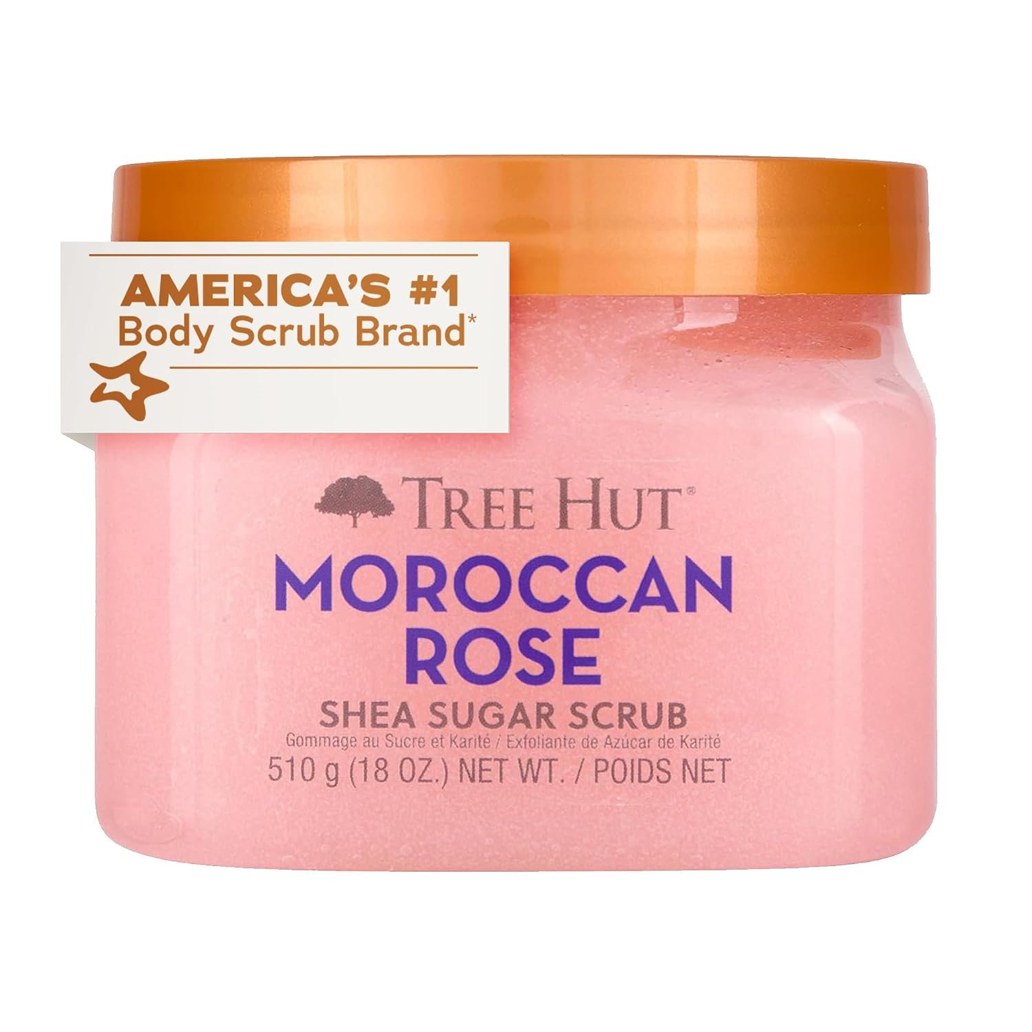 Tree Hut Moroccan Rose Body Scrub, Exfoliating Sugar Scrub, Vegan, 18 Oz - Image 3