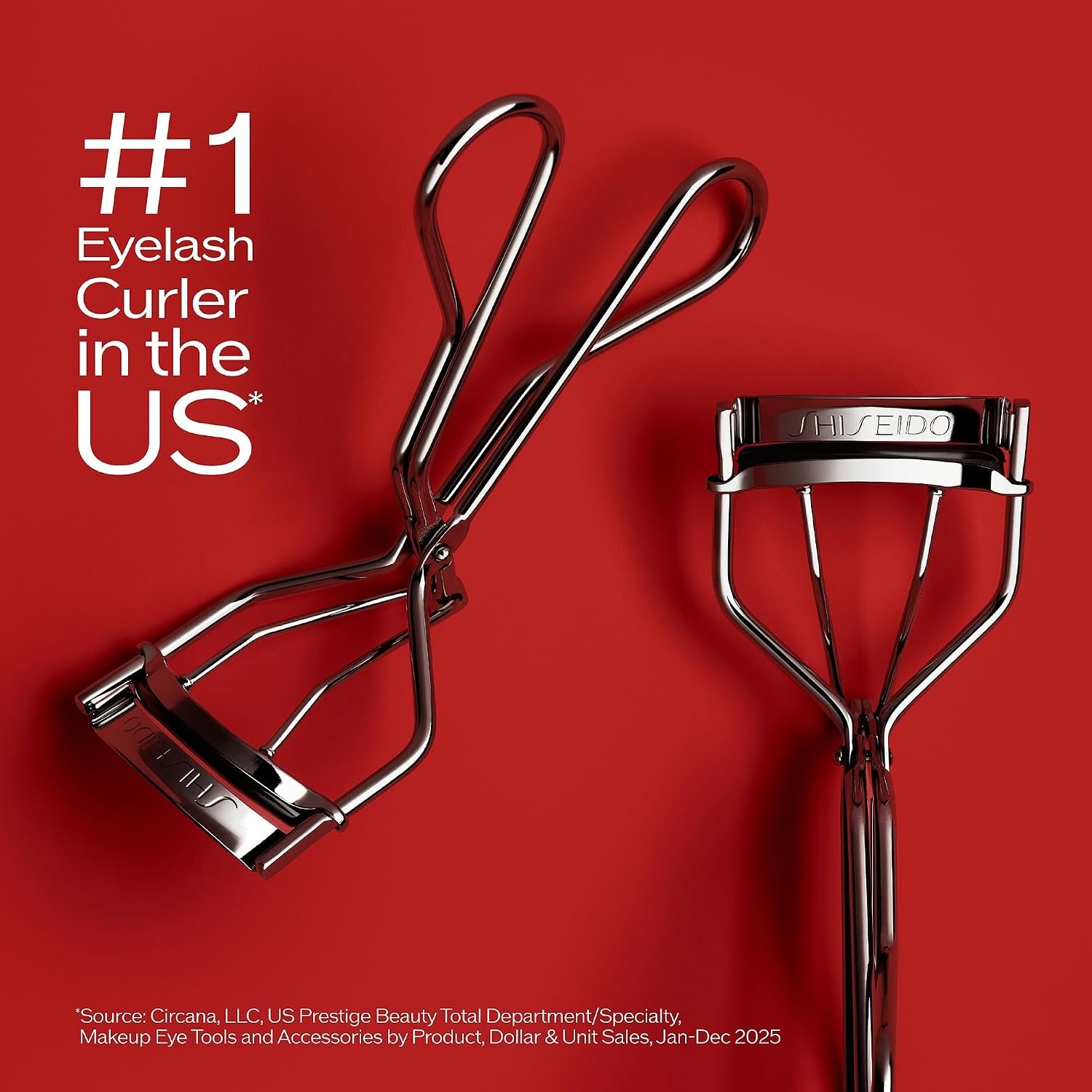 Shiseido Eyelash Curler - Crimps & Curls Lashes for Perfect, Eye-Framing Fringe - Gentle & Safe - Includes Replacement Pad - Image 2