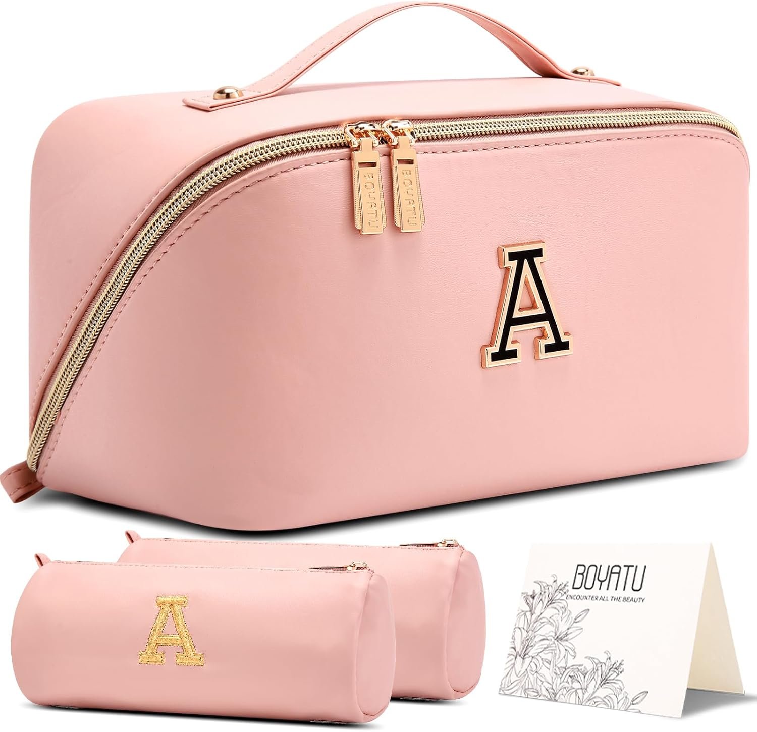 BOYATU Makeup Bag Gift for Women: 3...