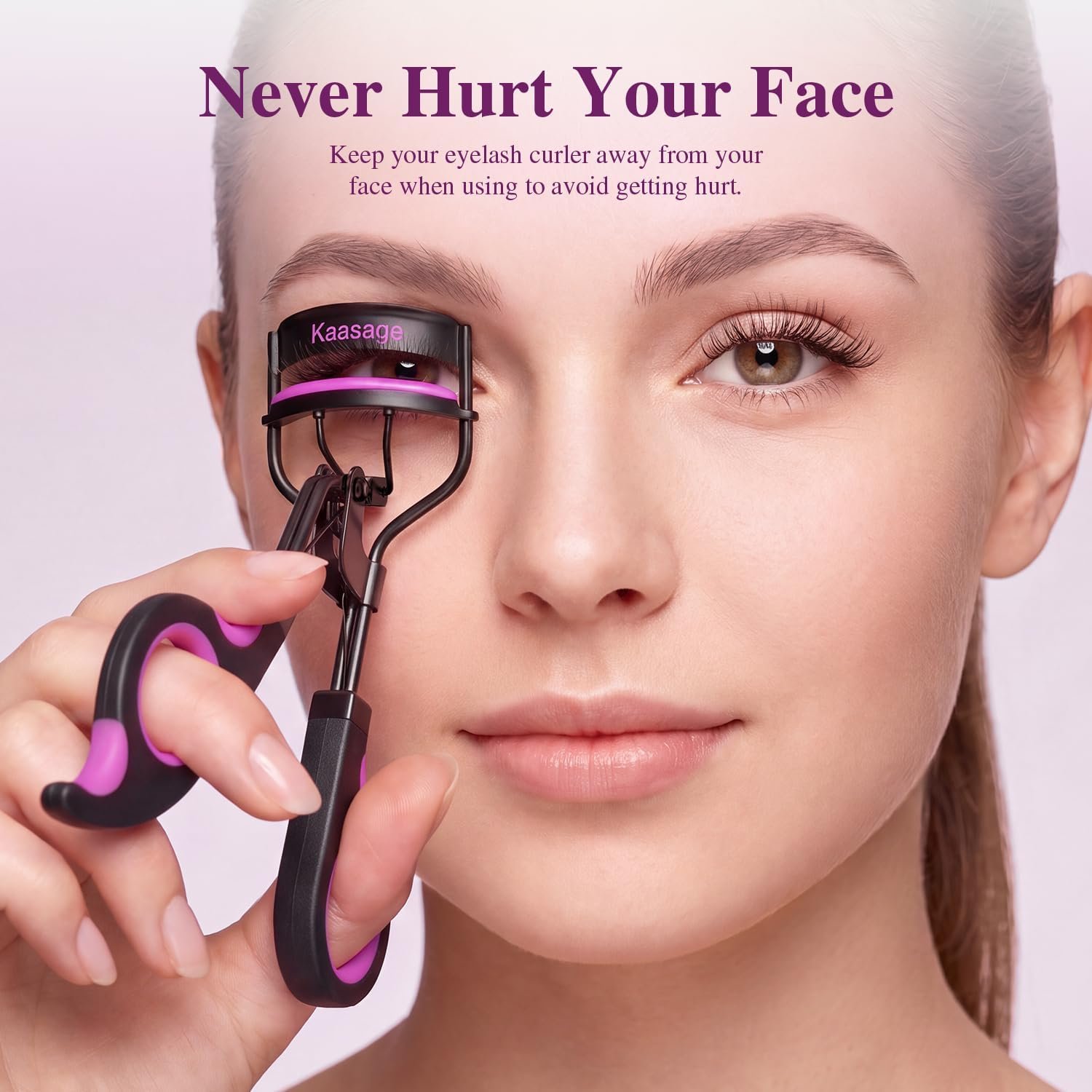Kaasage Eyelash Curler with Pads, Achieve Perfect Curls in 5 Seconds - Image 4
