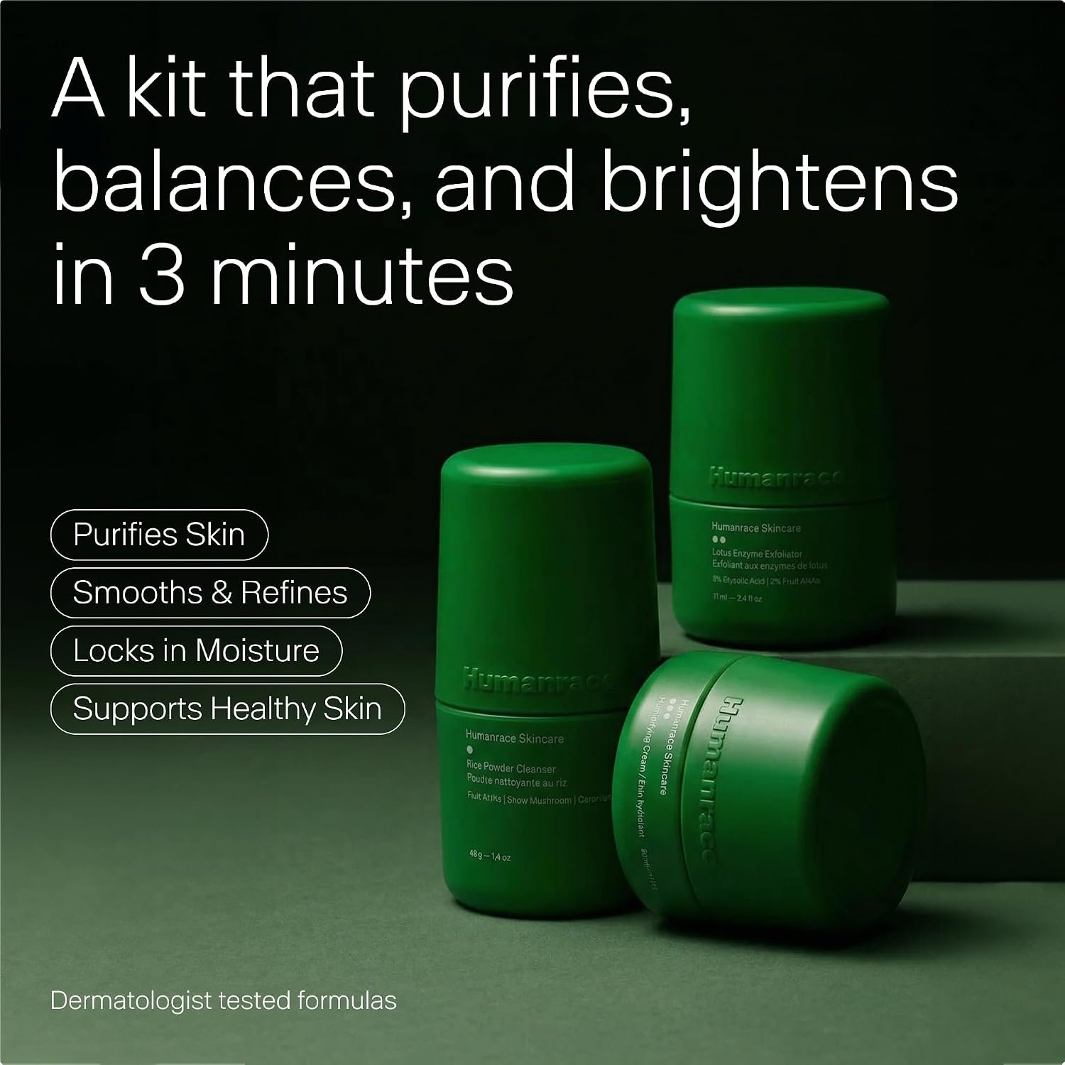 Humanrace Three-Step Starter Routine Kit for Glowing Skin - Image 2