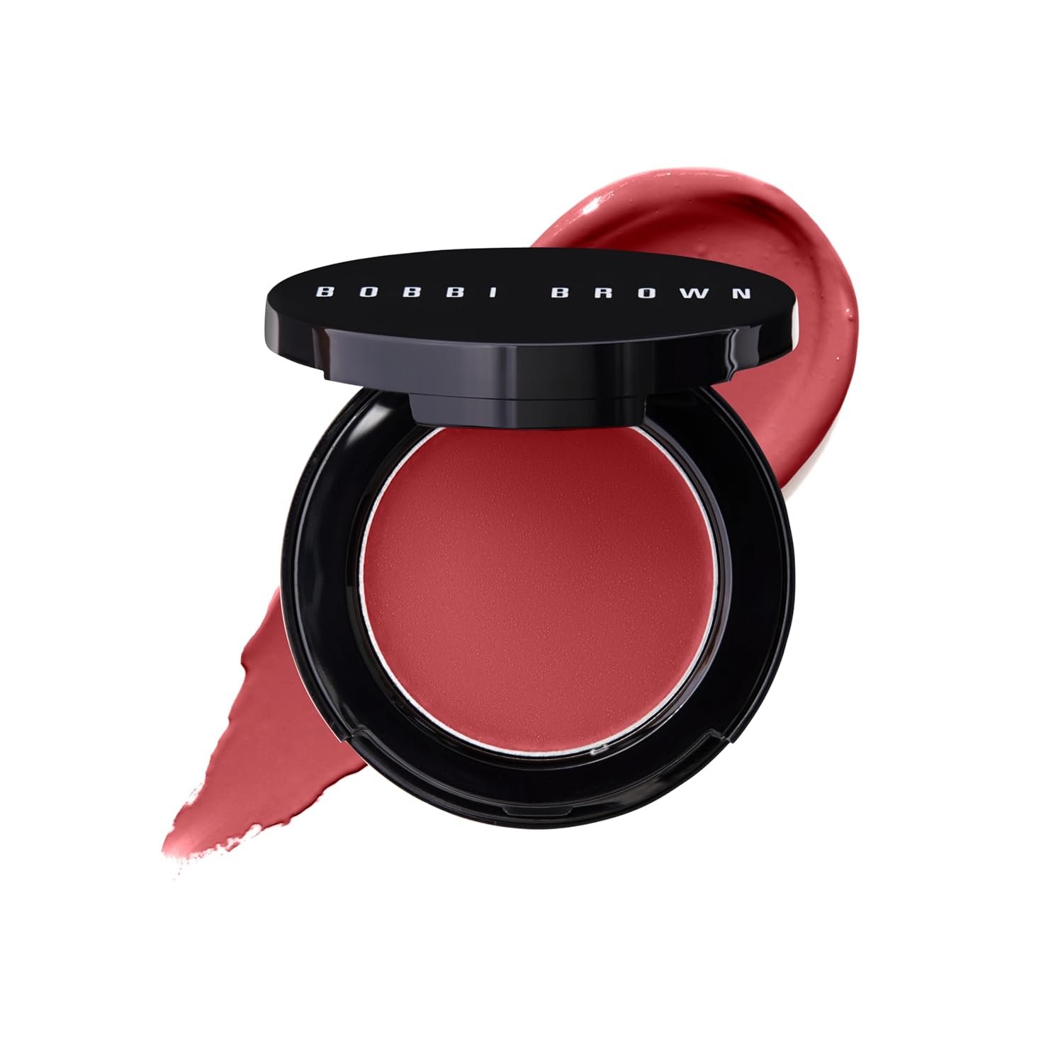 Bobbi Brown Pot Rouge | Multi-Use Cream Blush and Lip Tint | Dewy, Natural-Looking Flush for Cheeks and Lips | Mirrored Compact Travel-Size Face Makeup Blusher