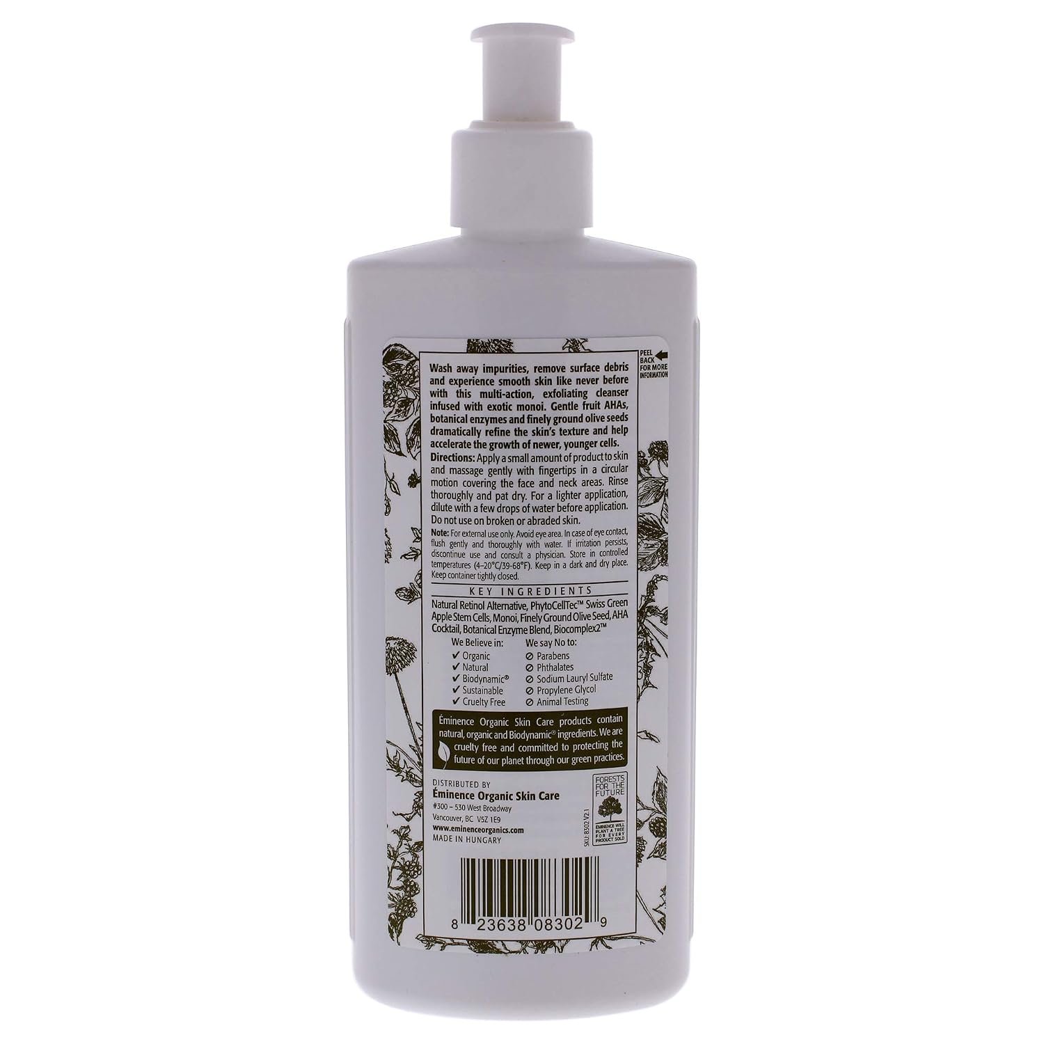 Eminence Age Corrective Monoi Exfoliating Cleanser 8.4oz(250ml) Treatment Beauty Skin - Image 2