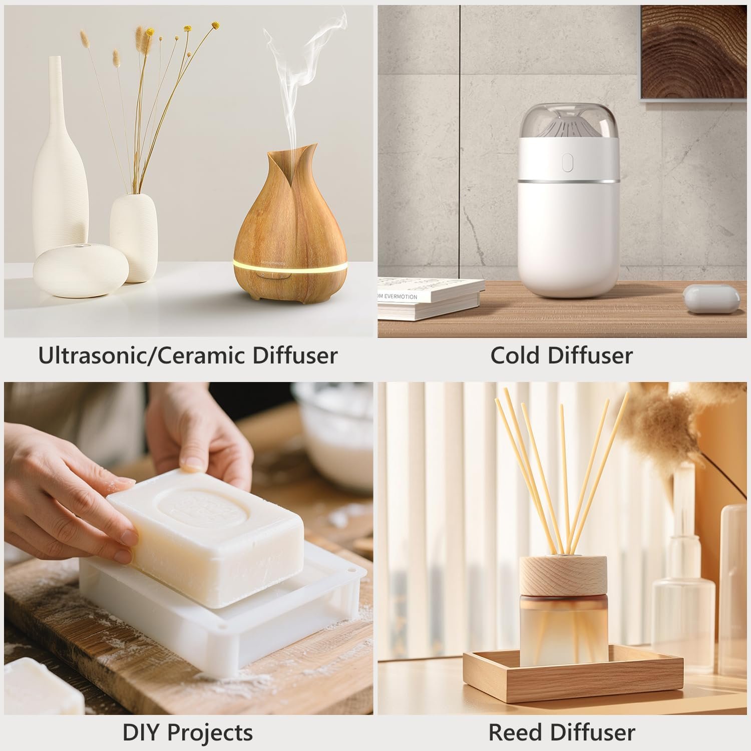 Hotel Collection Fragrance Oil Set 20 mL / 0.68 fl oz – Luxury Aromatherapy Essential Oils for Diffuser & Home Scenting, Inspired by Iconic 5-Star Hotels – 6 Premium Scents Gift Set - Image 6