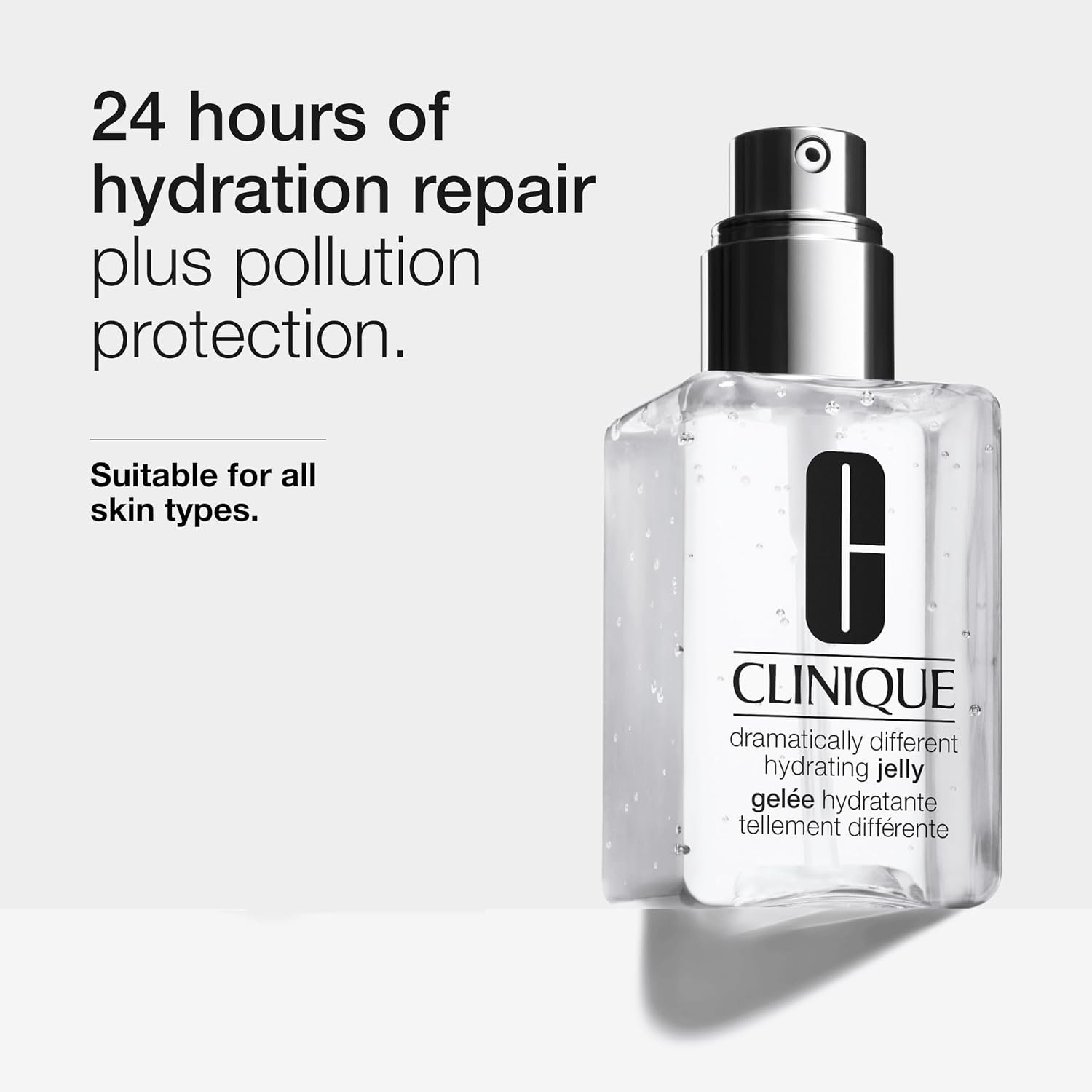 Clinique Dramatically Different Hydrating Jelly Lightweight Oil Free Face Moisturizer With Hyaluronic Acid For All Skin Types - Image 2