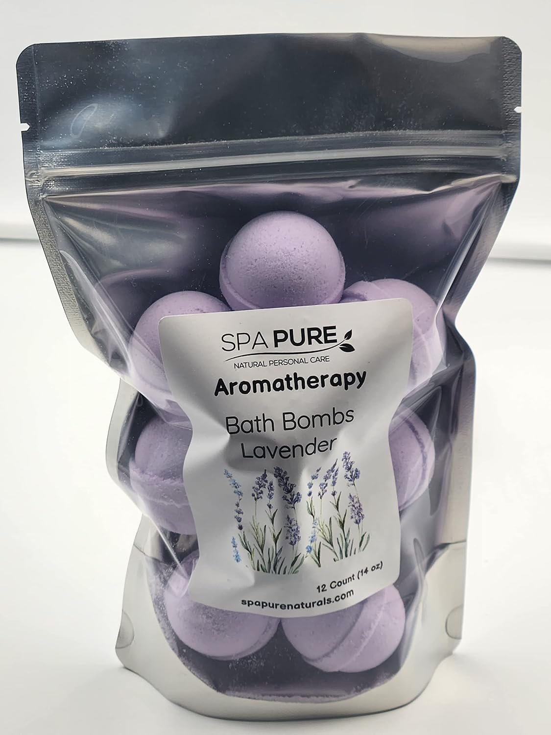 Essential Oil Bath Bombs - USA Made with Coconut Milk & Shea Butter - for a Luxurious At Home Spa Bath (12 Count) Pack of 1 (Lavender)