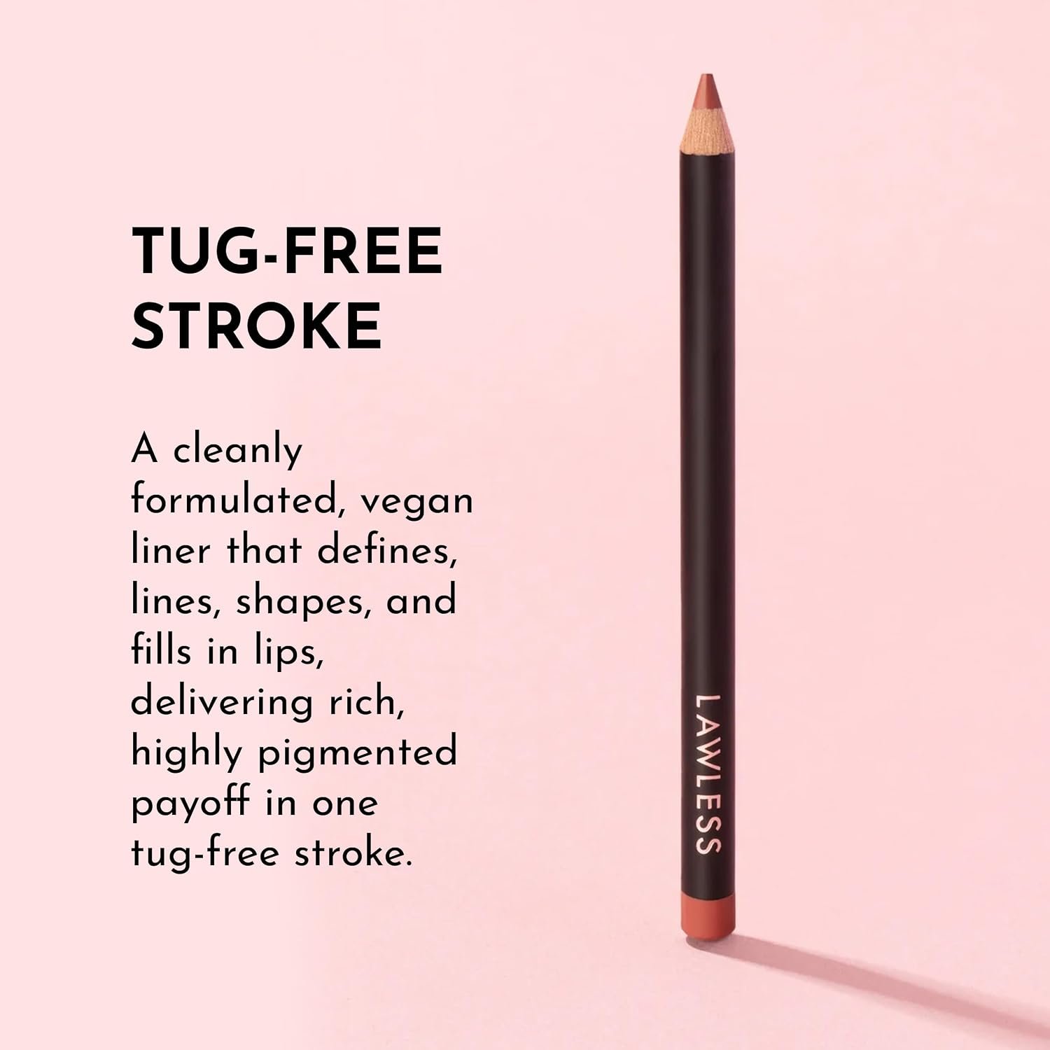 Lawless Forget the Filler Definer Liner - Cinnamon - Premium Lip Liner with Natural Ingredients to Provide a Smooth Look with a Satin Finish, Clean Makeup with Tug-Free Application - 0.04 oz - Image 7