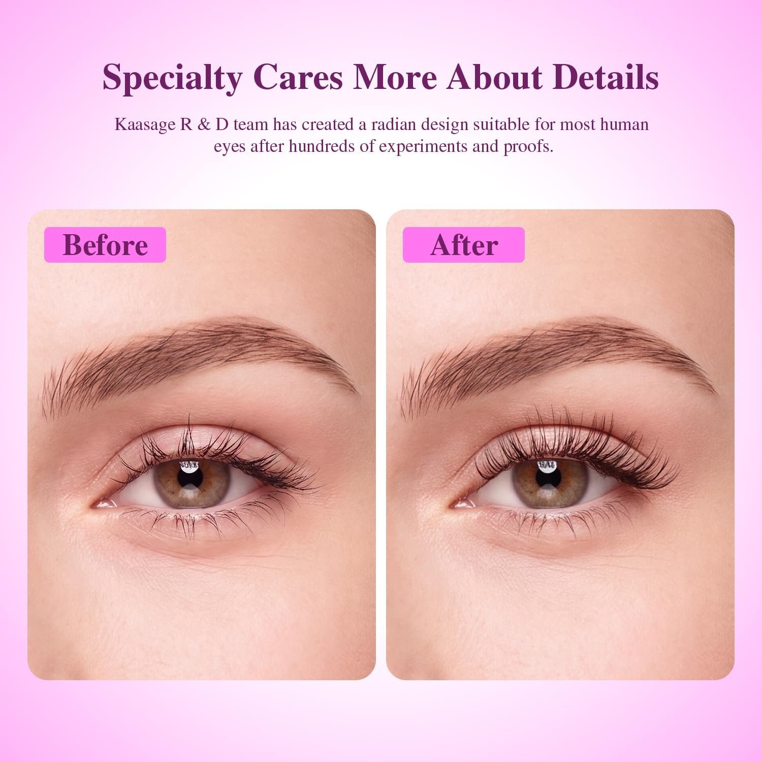 Kaasage Eyelash Curler with Pads, Achieve Perfect Curls in 5 Seconds - Image 6
