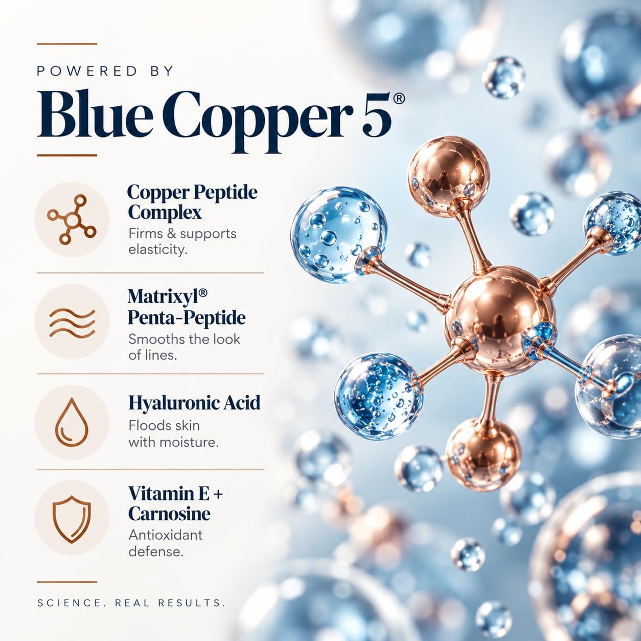 Osmotics Blue Copper 5 Firming Elasticity Repair – Copper Peptide Anti-Aging Face Cream for Fine Lines, Wrinkles, Firmness & Elasticity, Sensitive Skin, 1.7 Fl Oz - Image 3