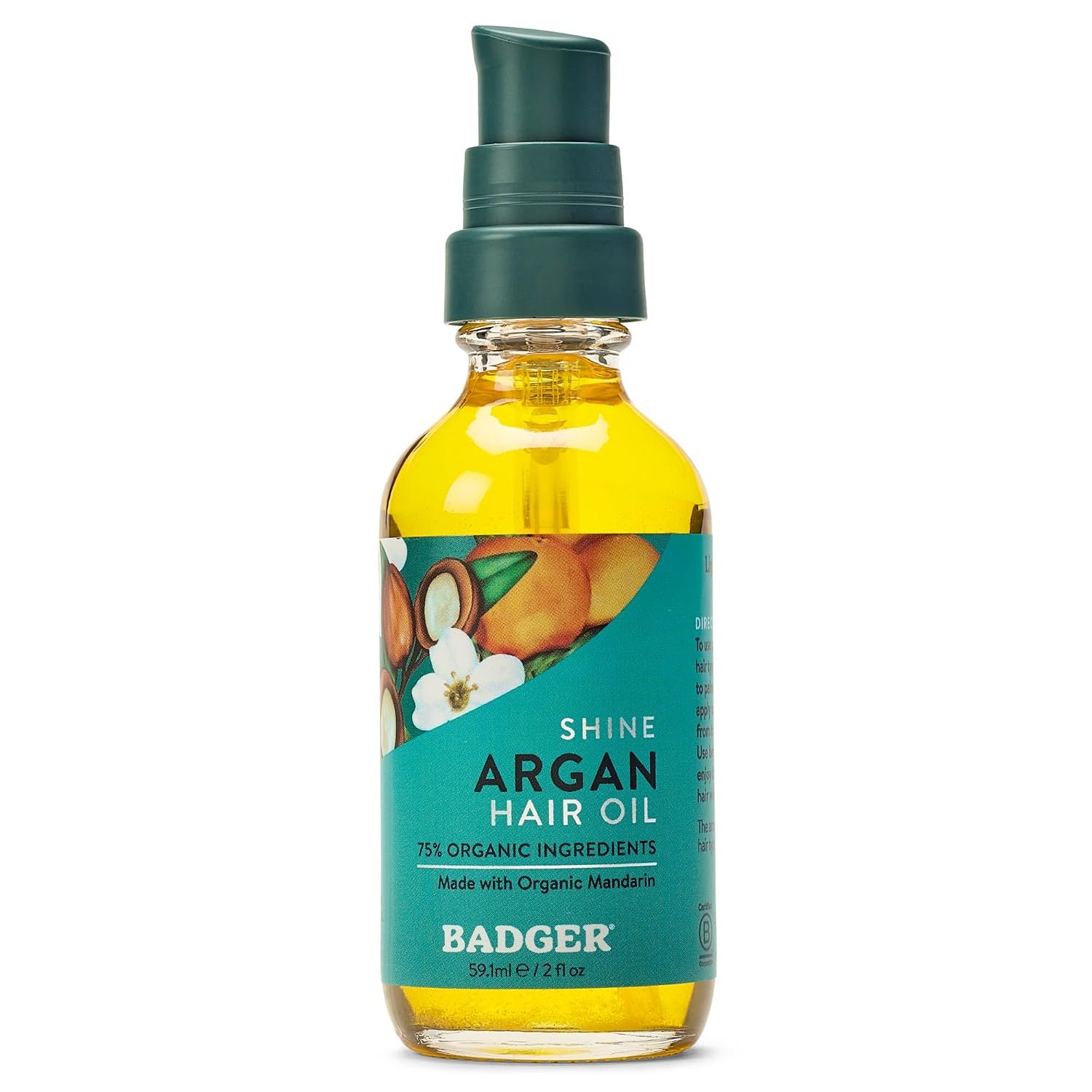Badger Organic Argan Hair Oil, Friz...