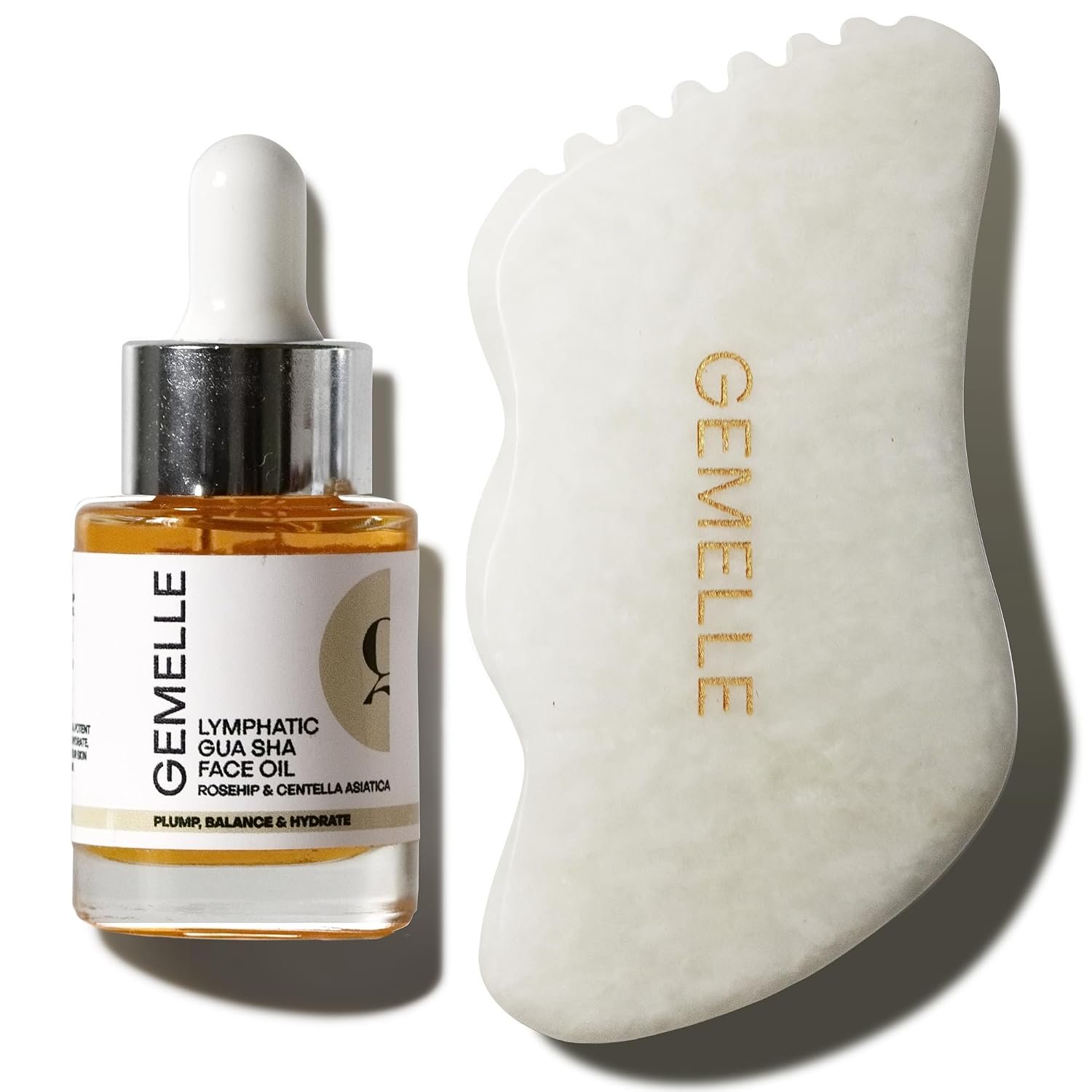 GEMELLE Lymphatic Gua Sha Face Oil ...