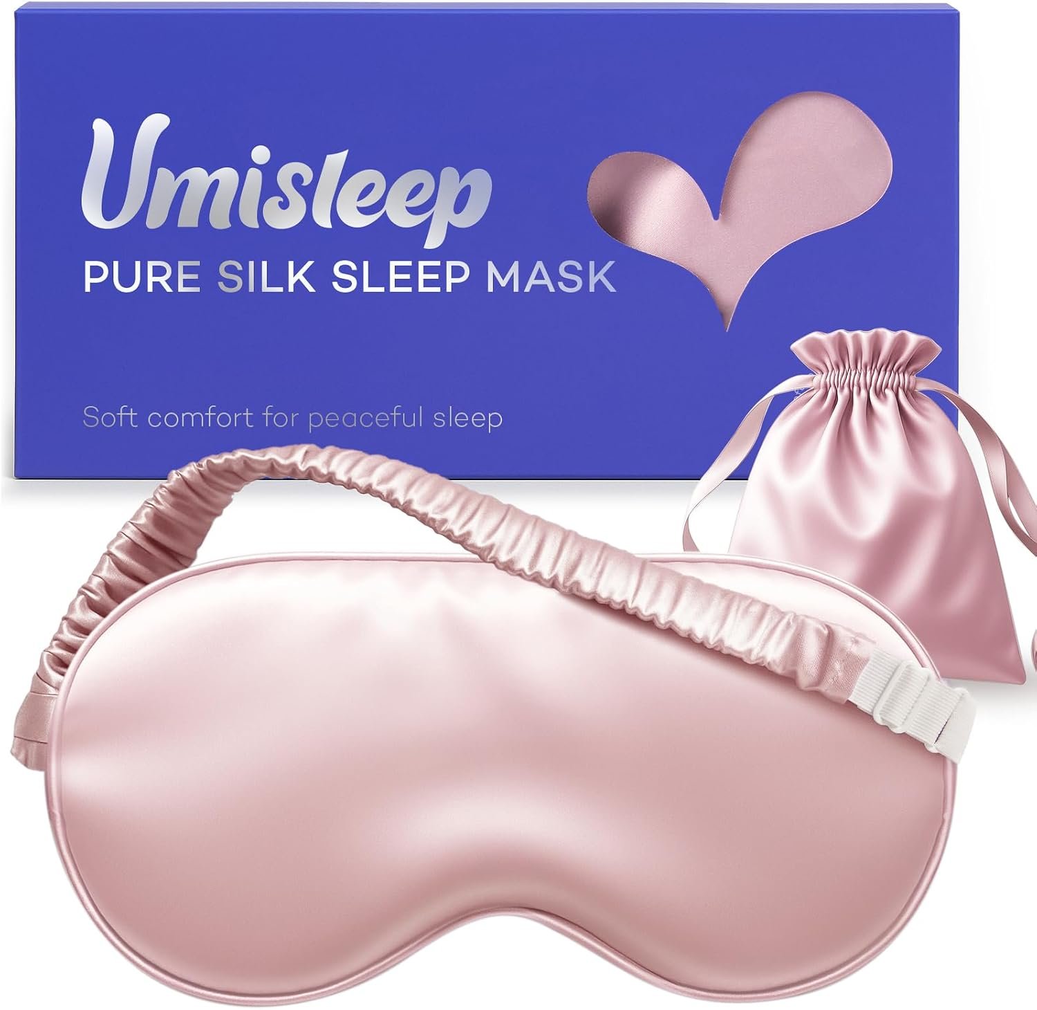 Umisleep Sleep Mask, 100% Mulberry ...