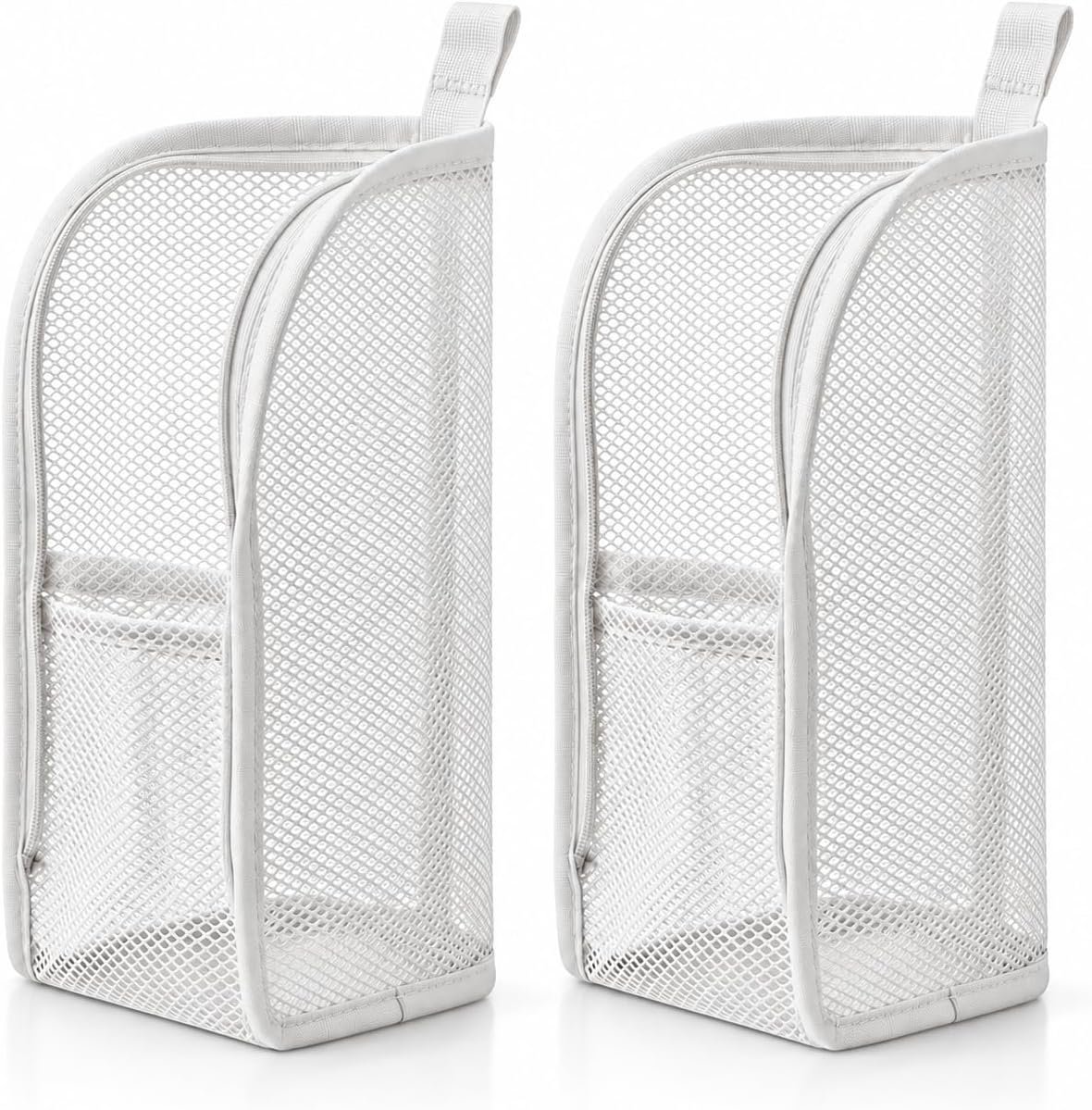 2 Pcs Travel Toiletry Bag, Portable & Waterproof EVA Cosmetic Organizer