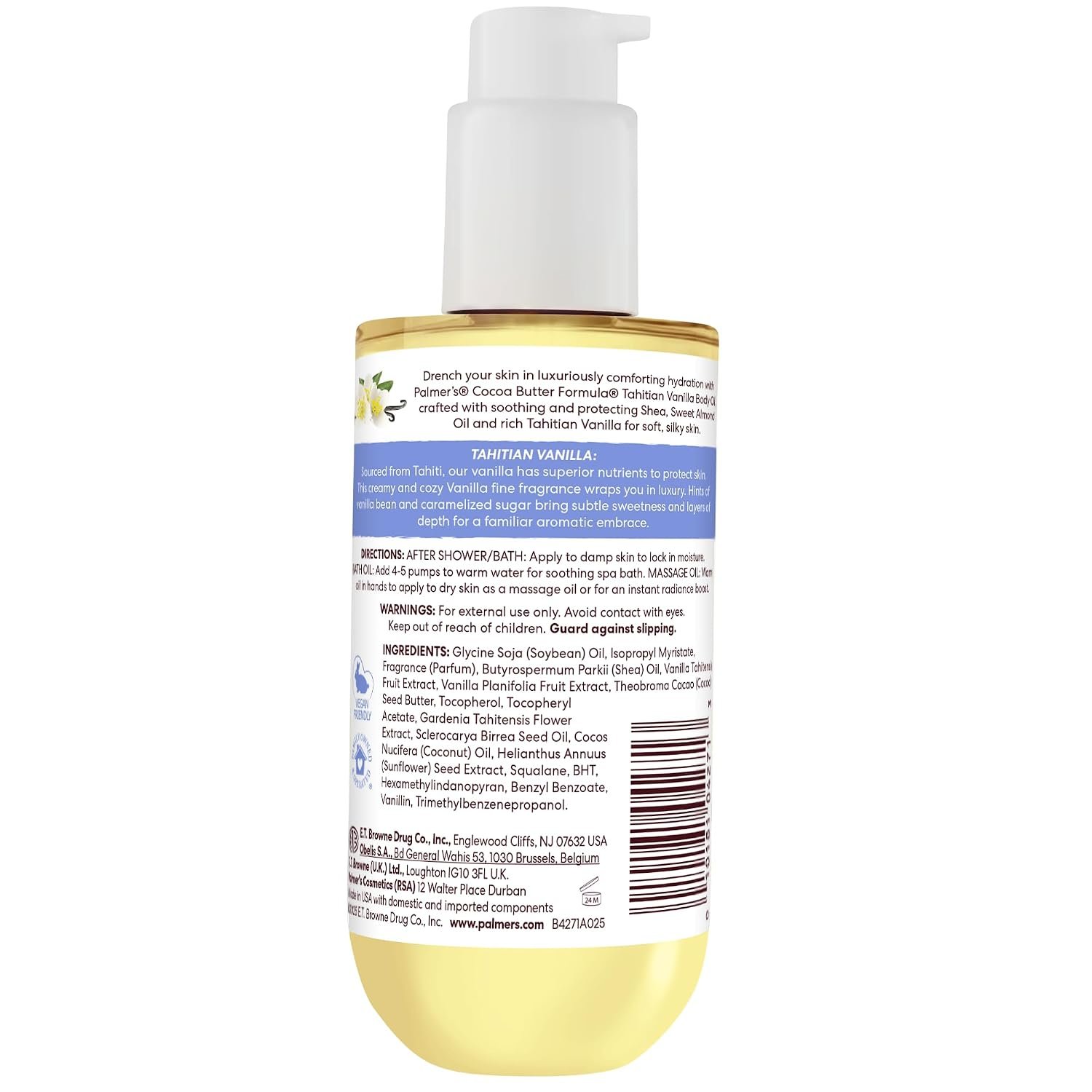 Palmer's Tahitian Vanilla Body Oil, Cocoa Butter Formula (6.5 Fl Oz) - Image 11