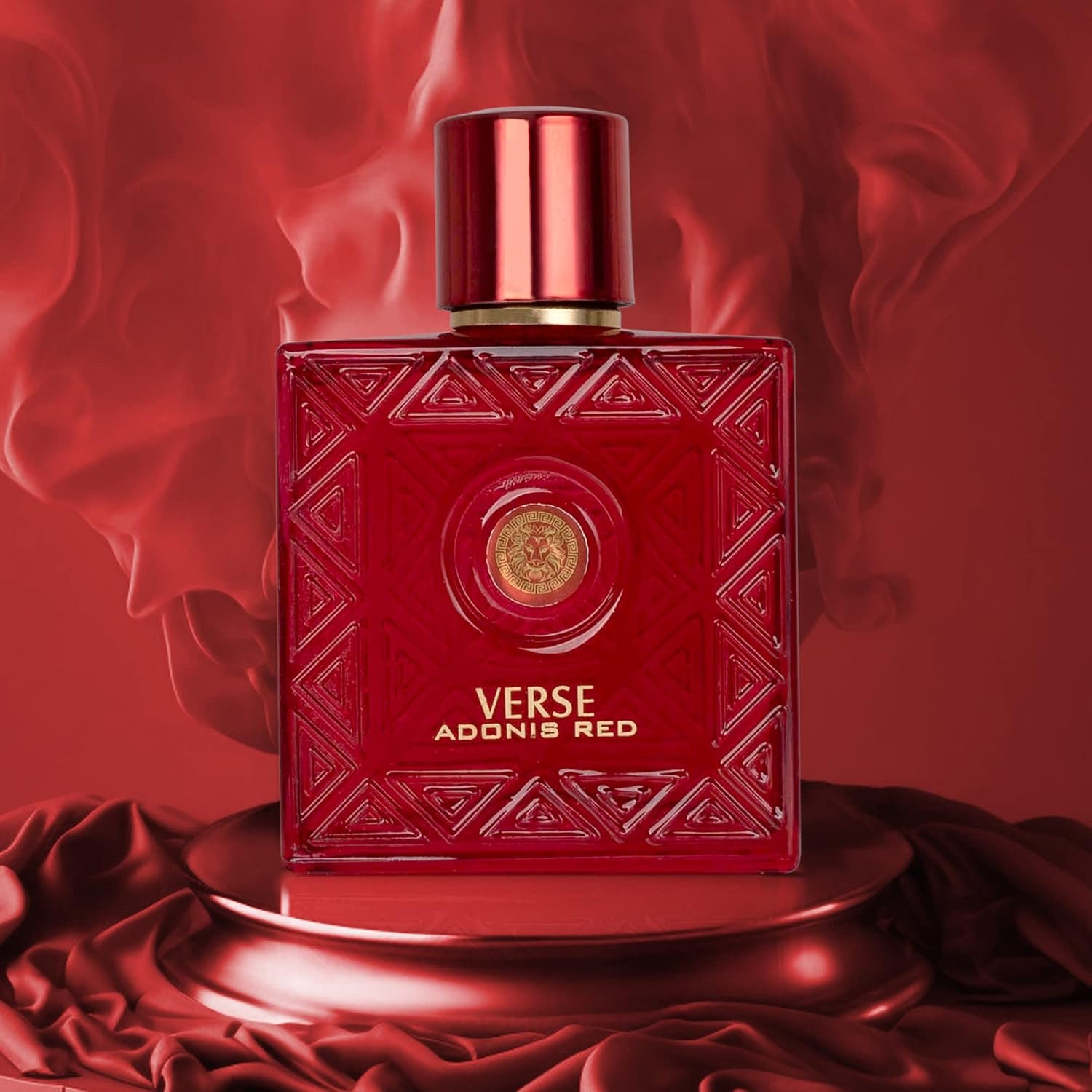 Verse Adonis Red for Men - 100ml Eau De Parfum Spray - Fruity Warm & Floral Fragrance Smell Fresh All Day Long Lasting Includes NovoGlow Carrying Pouch Gift for All Occasions - Image 7