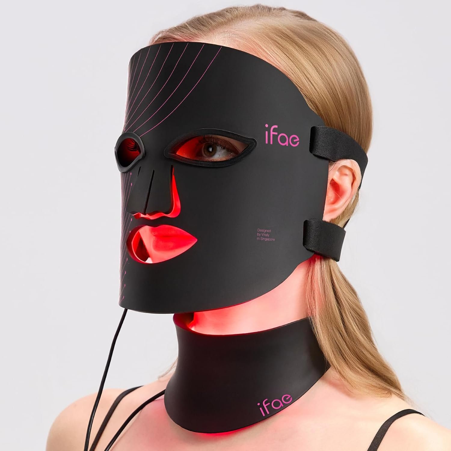 IFAE Red Light Therapy Mask for Face and Neck with 396 LEDs