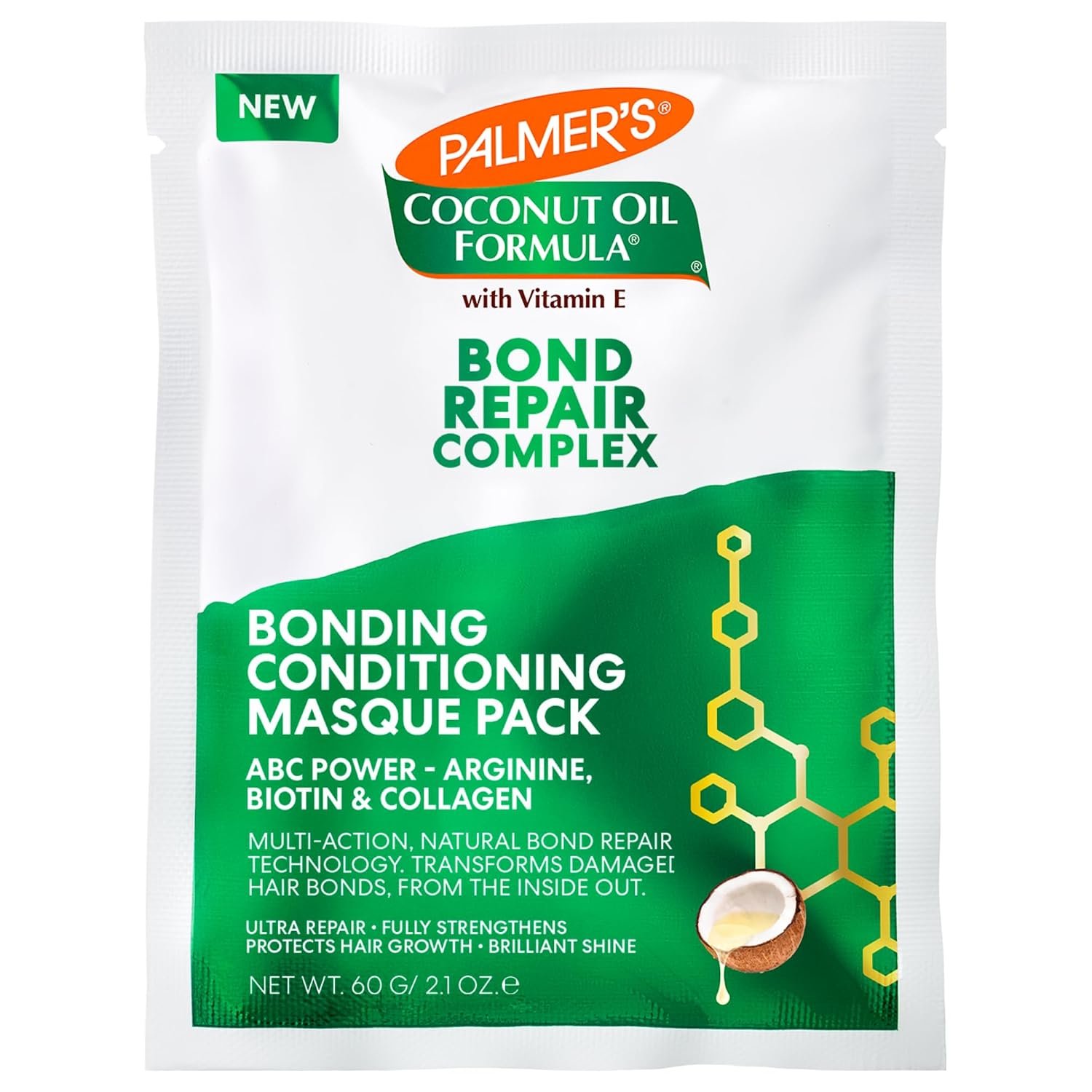 Palmer's Amino Bonding Hair Mask, Intense Conditioning Masque (2.1oz)