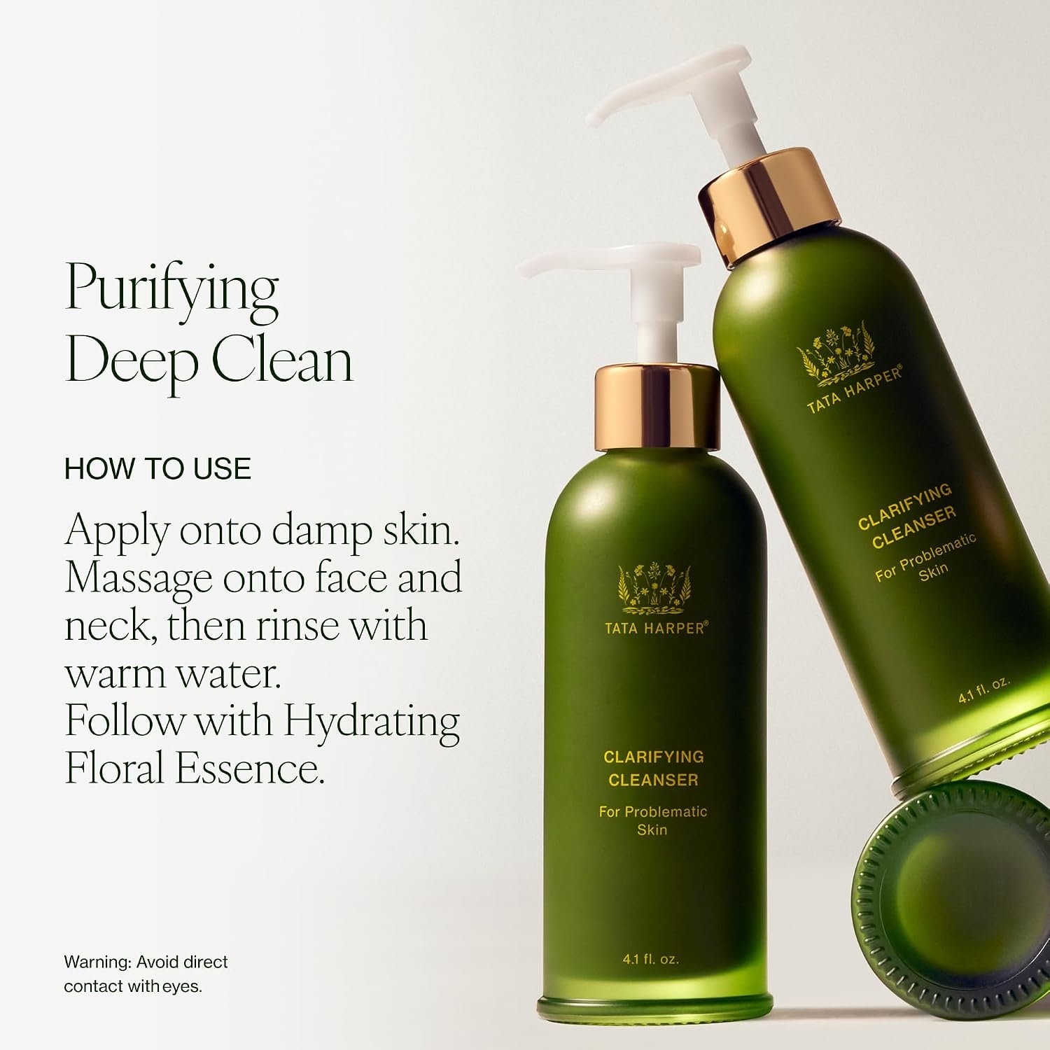Tata Harper Clarifying Cleanser, Oil-Control Foaming Face Wash, Natural Ingredients, For Oily, Blemish Prone Skin - Image 8