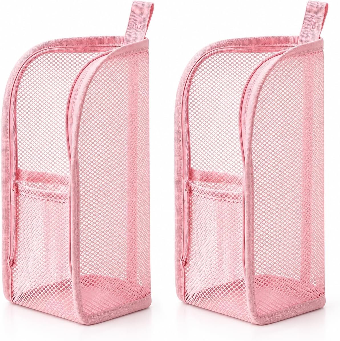 2 Pcs Travel Toiletry Bag, Portable & Waterproof EVA Cosmetic Organizer