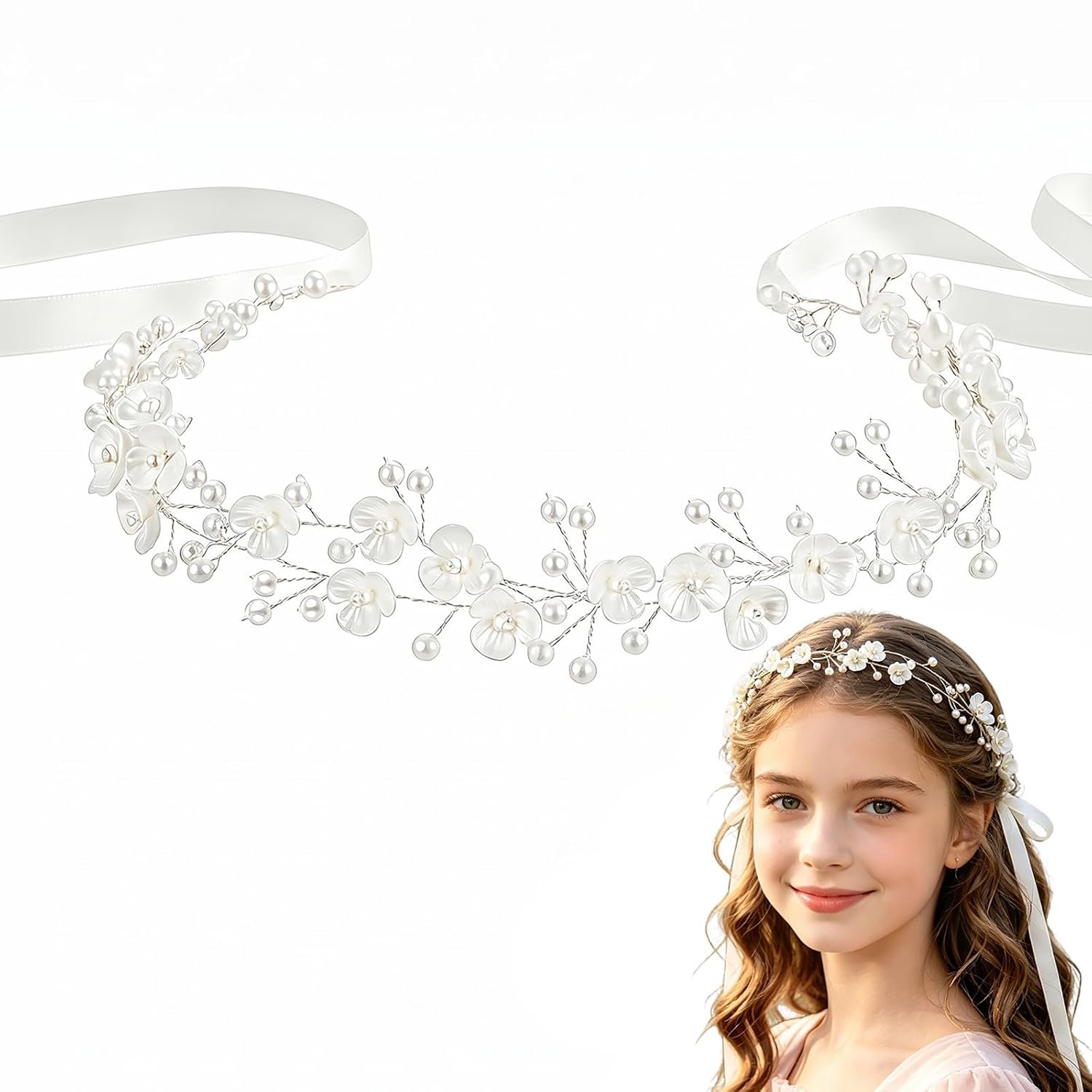 Flower Girls Hair Accessories for W...