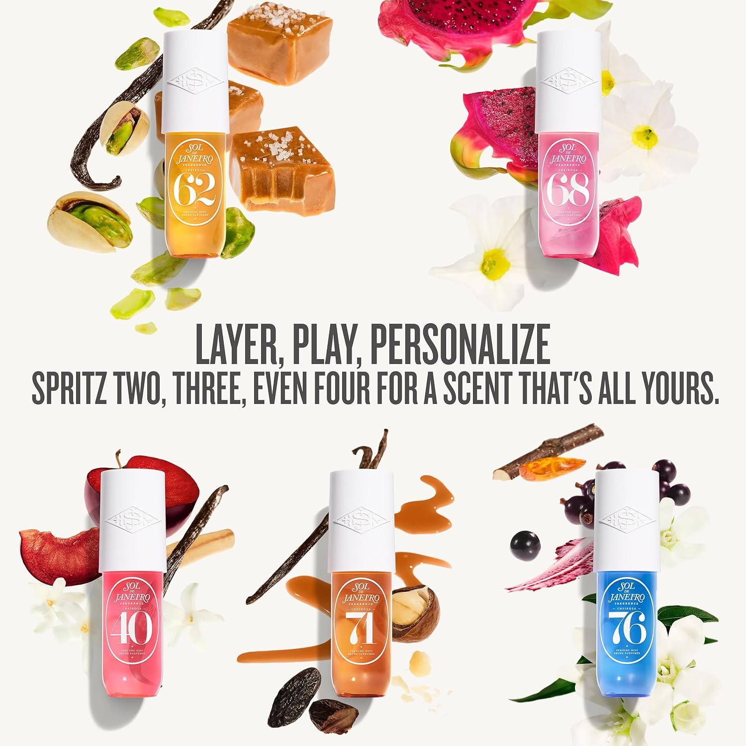 Sol de Janeiro Mist and Match Cheirosa Hair & Body Perfume Mist Bundle - Image 3