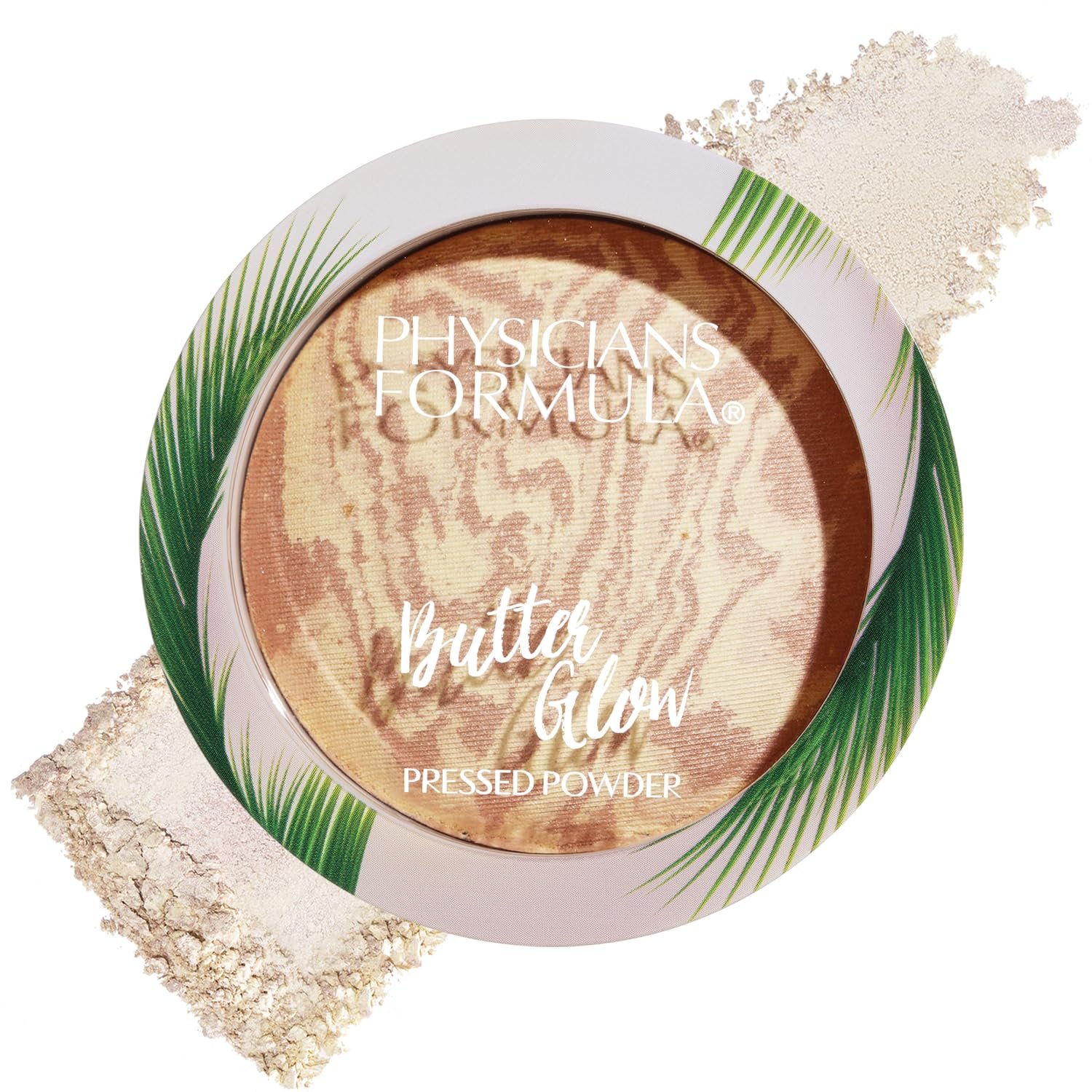 Physicians Formula Butter Glow Pressed Powder, Radiance-Boosting Face Powder with Murumuru Butter for Soft-Focus Finish – Translucent Glow