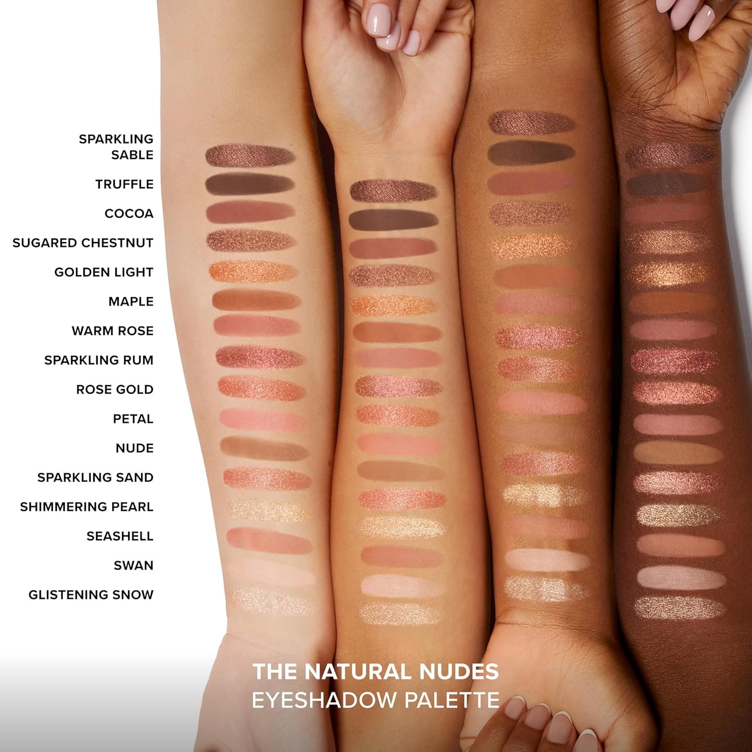 Too Faced Born This Way The Natural Nudes Eye Shadow Palette | High Pigment + Shimmer, 0.42 Ounce - Image 3