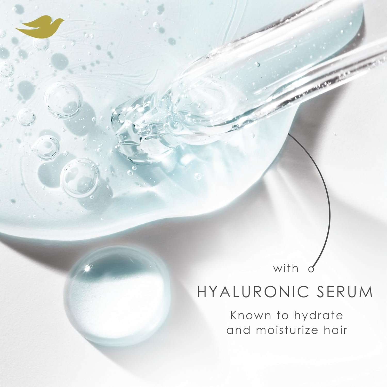 Dove Hyaluronic + Moisture Mask for Dry Hair with Hyaluronic Serum 9.2oz - Image 6