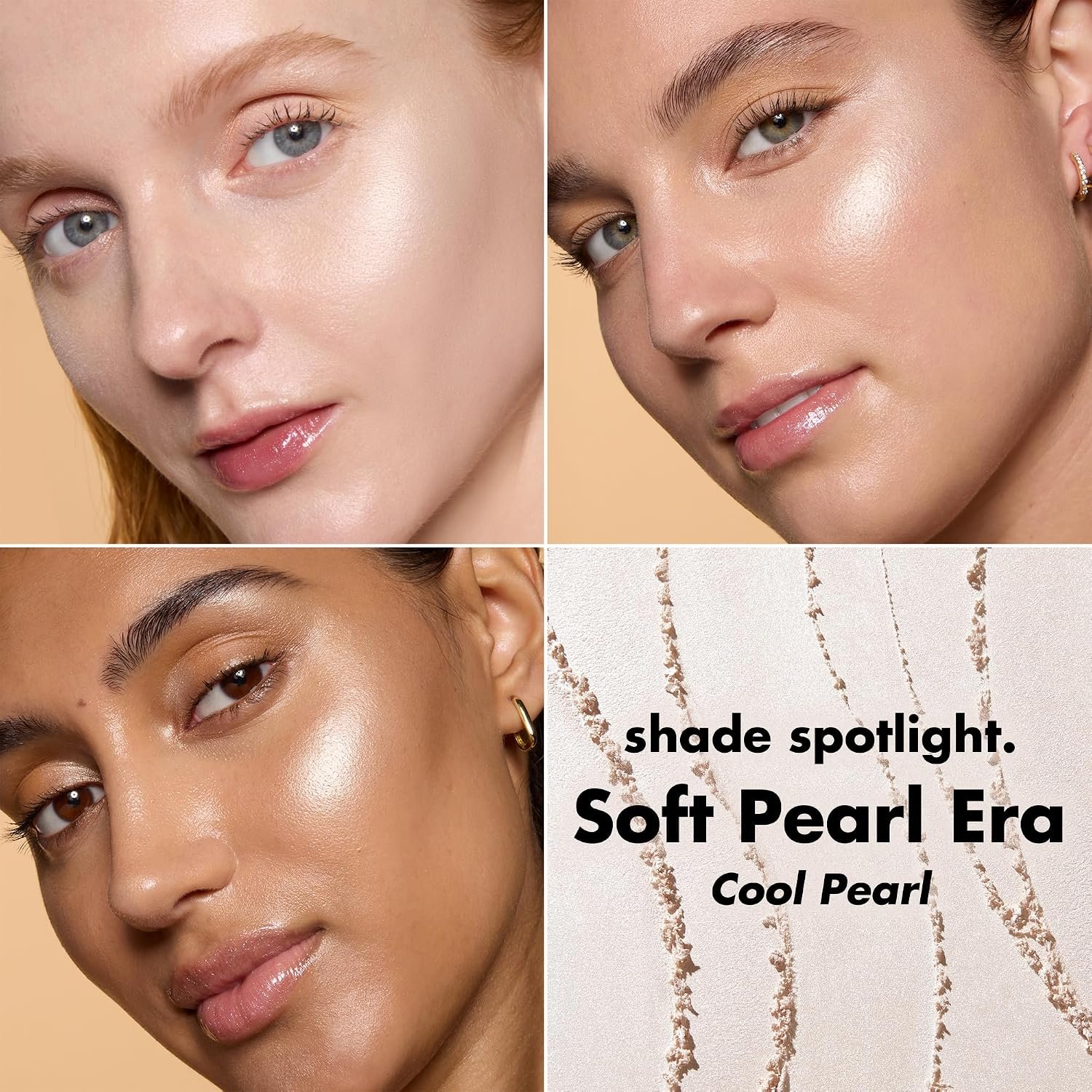 e.l.f. Halo Glow Silky Powder Highlighter, Long-Lasting Luminous Face Finish, Cake-Resistant With Micro-Shimmer, Vegan & Cruelty-Free, Soft Pearl Era - Image 2