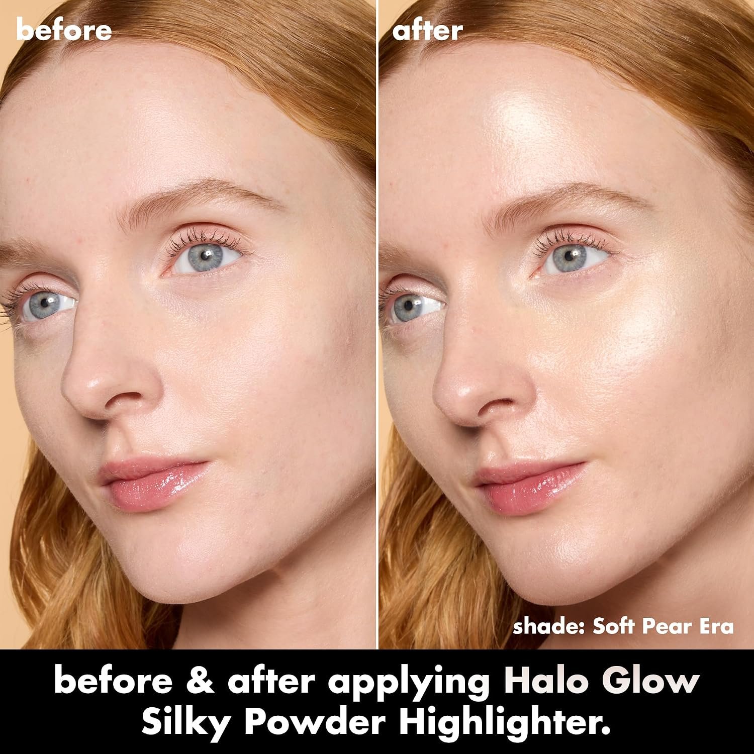 e.l.f. Halo Glow Silky Powder Highlighter, Long-Lasting Luminous Face Finish, Cake-Resistant With Micro-Shimmer, Vegan & Cruelty-Free, Soft Pearl Era - Image 3