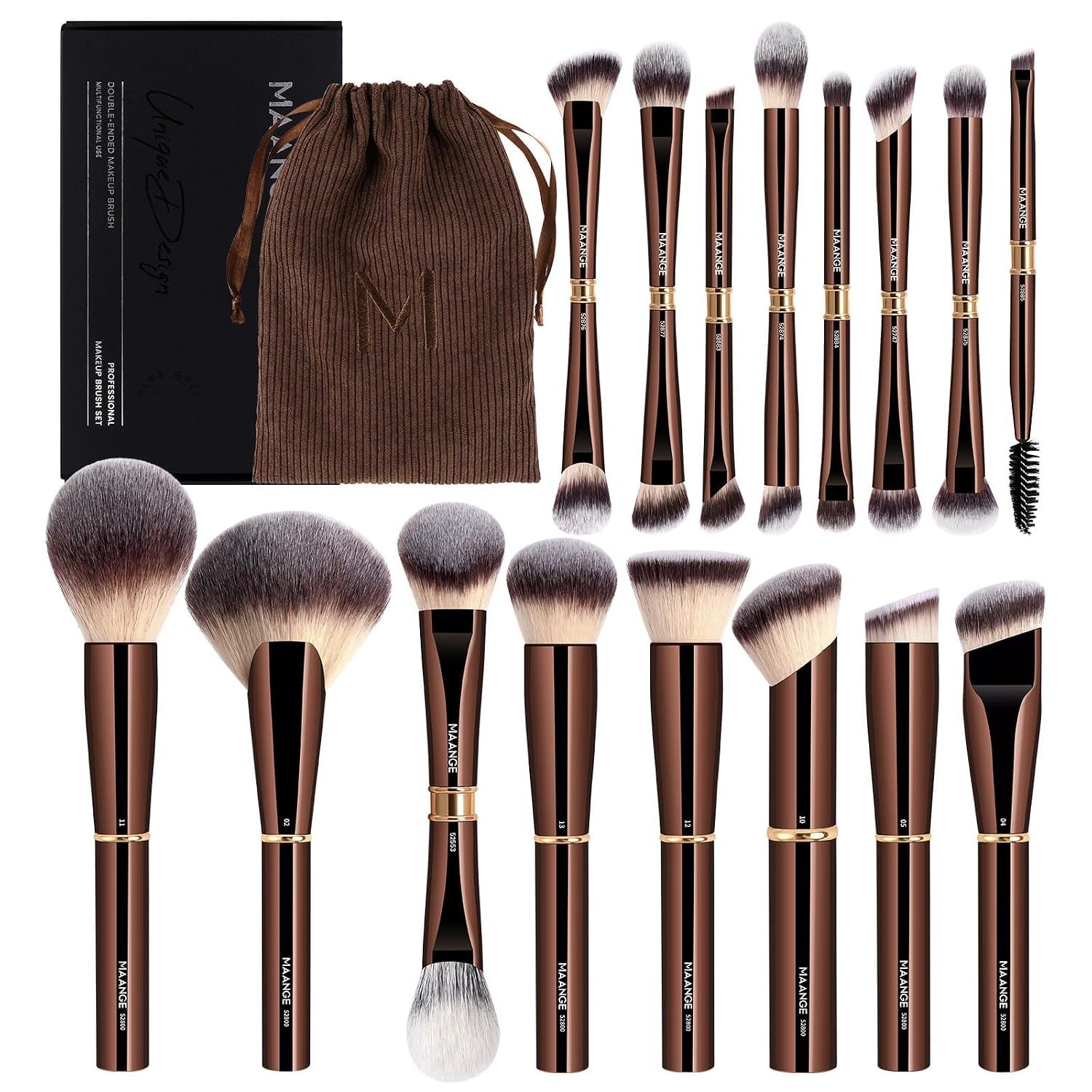 MAANGE Makeup Brushes 16Pcs Profess...
