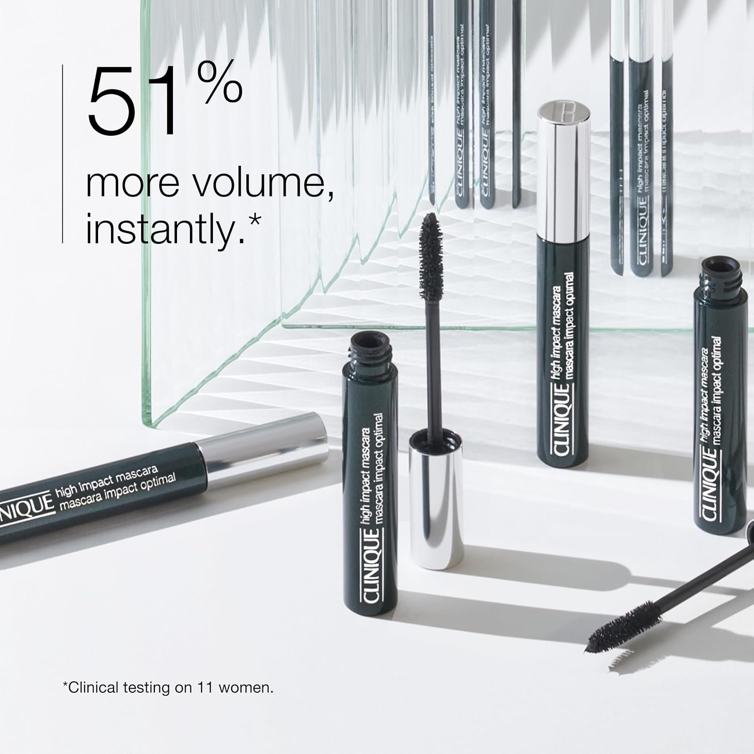 Clinique High Impact Mascara Volume and Length | Safe For Sensitive Eyes | Ophthalmologist Tested - Image 4