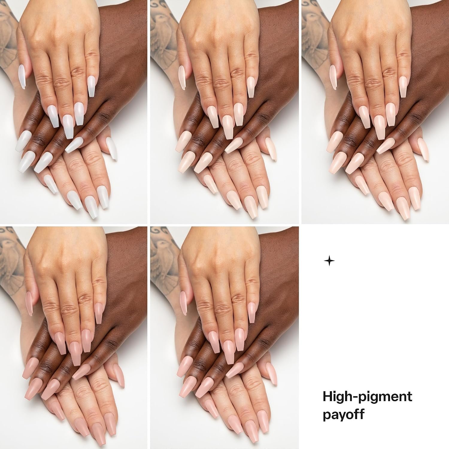 APRÉS Gel Couleur Combo Set, 5 Color Gel Nail Polish, HEMA-Free & TPO-Free, Bright Nude Pastel Colors with Brush-X Nail Art Brush (My Nails But Better) - Image 3