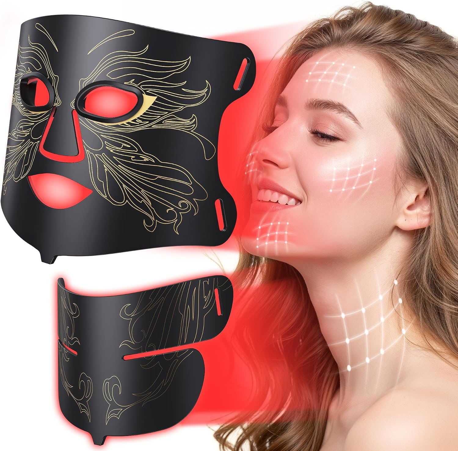 7-in-1 Red Light Therapy for Face &...